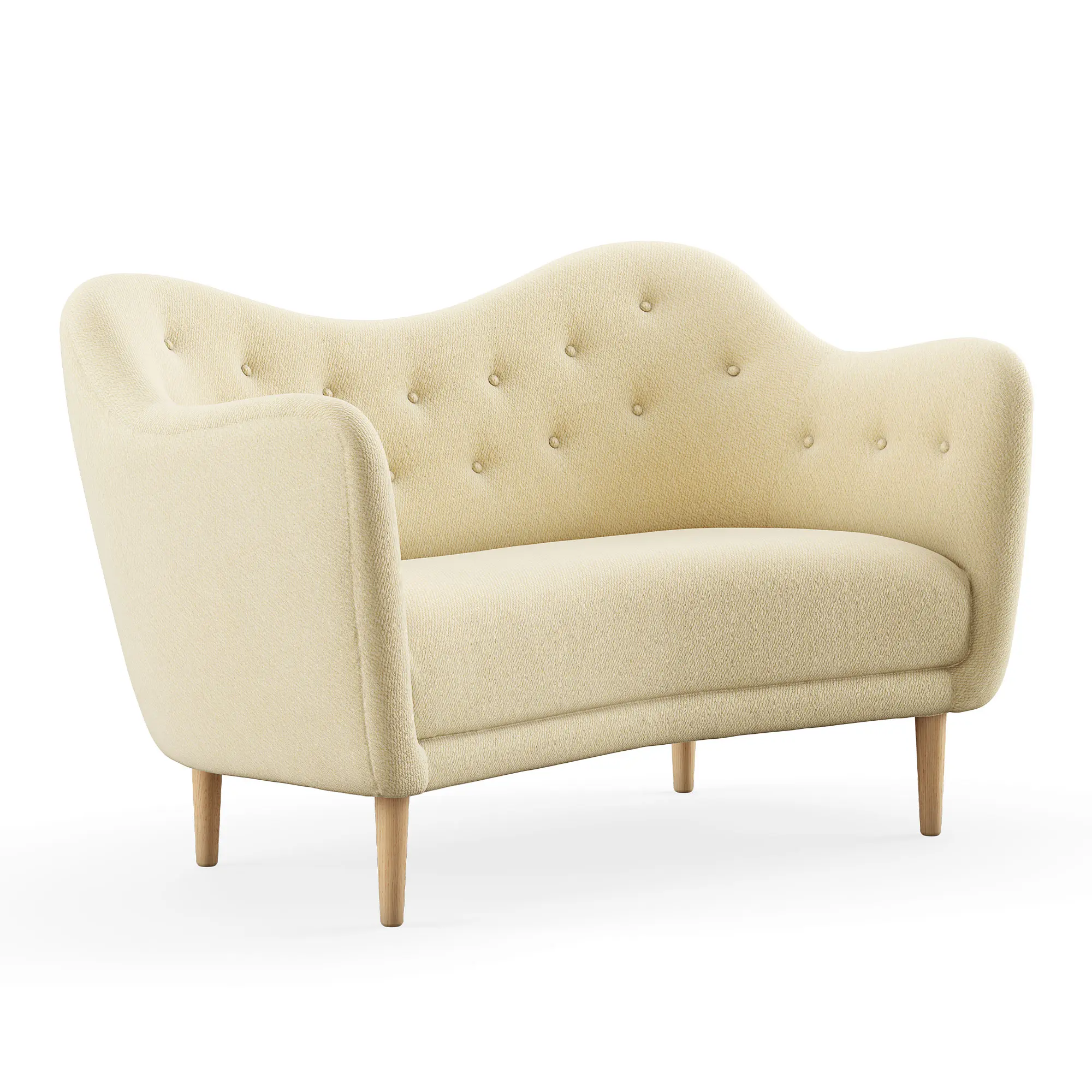 46 sofa Clear oiled oak