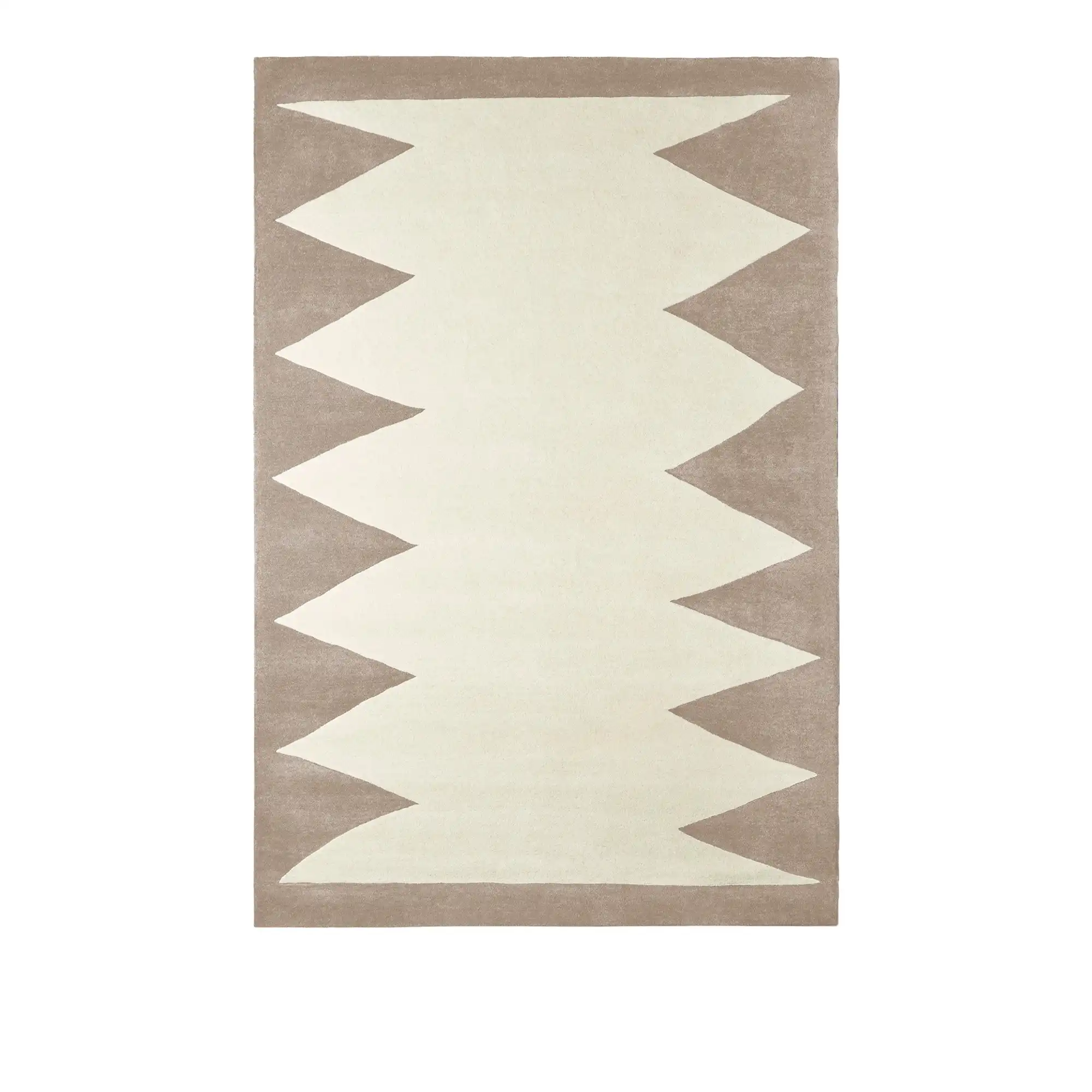 Zig Zag White / Beige