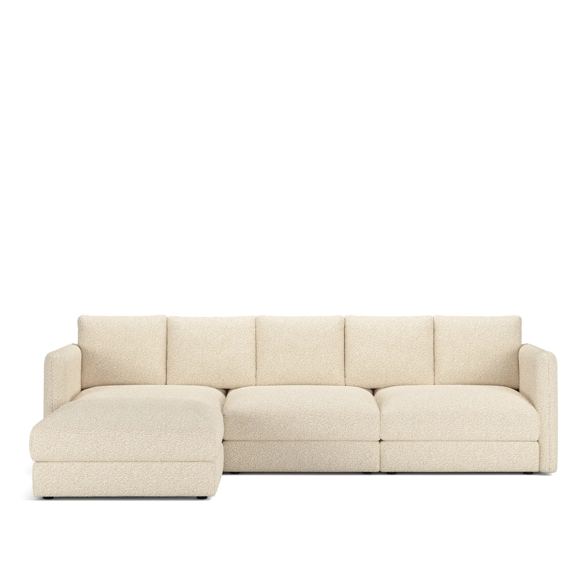 Pavarotti 02 3-seters sofa med fotskammel