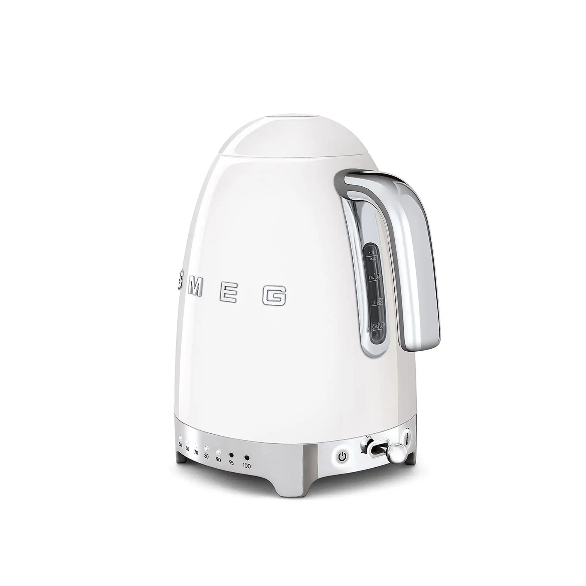 Smeg Kettle 1.7 L Adjustable Temperature White