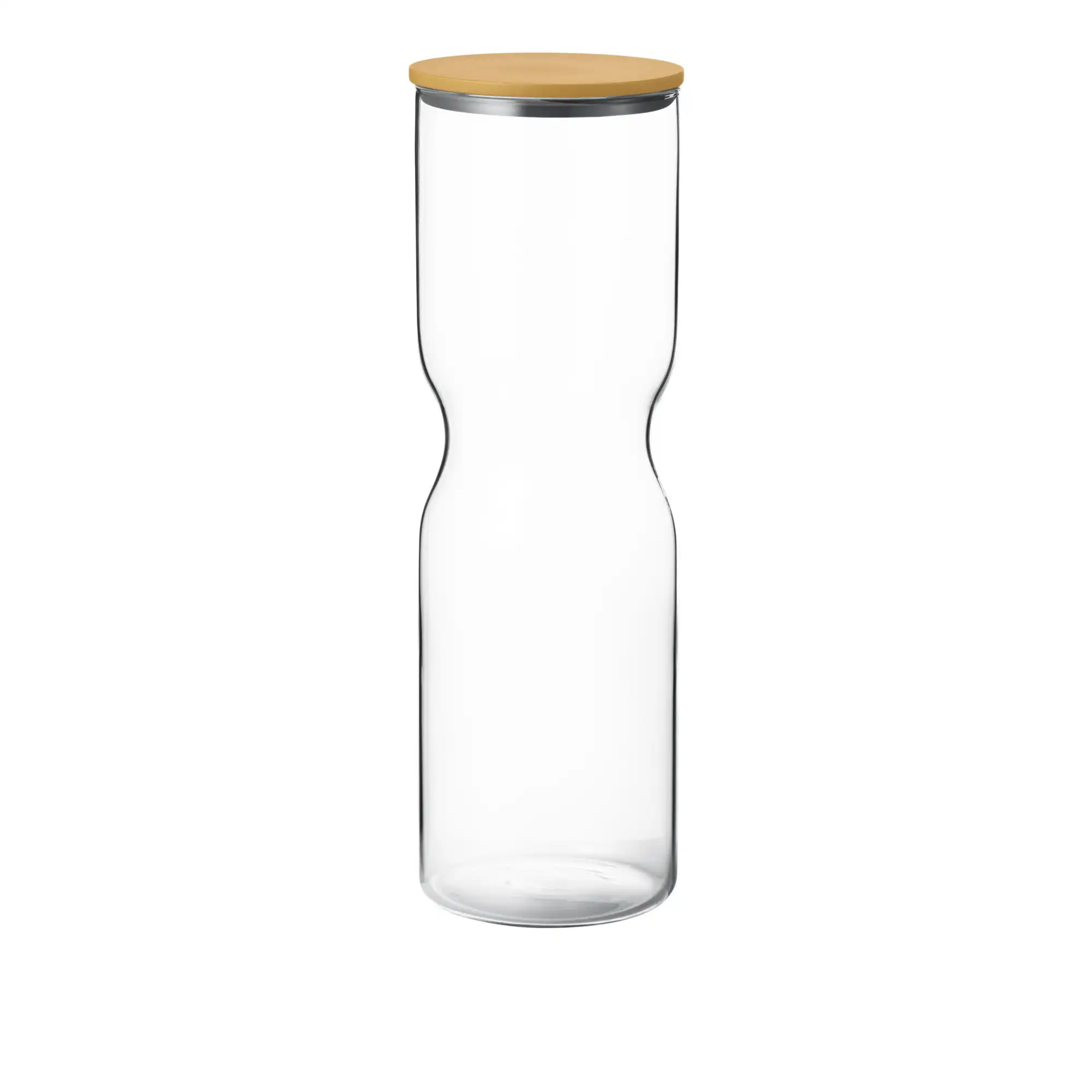 Alfredo beholder X-Large 2,0 L glass gult rustfritt stållokk