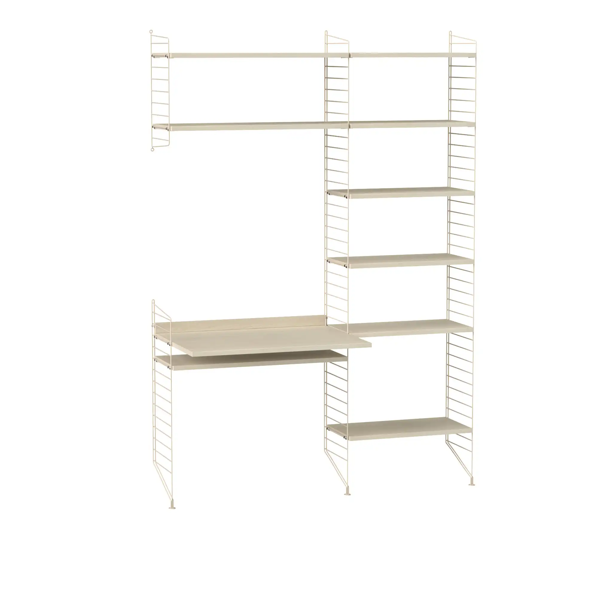 Kontor hyllesystem G ask/beige