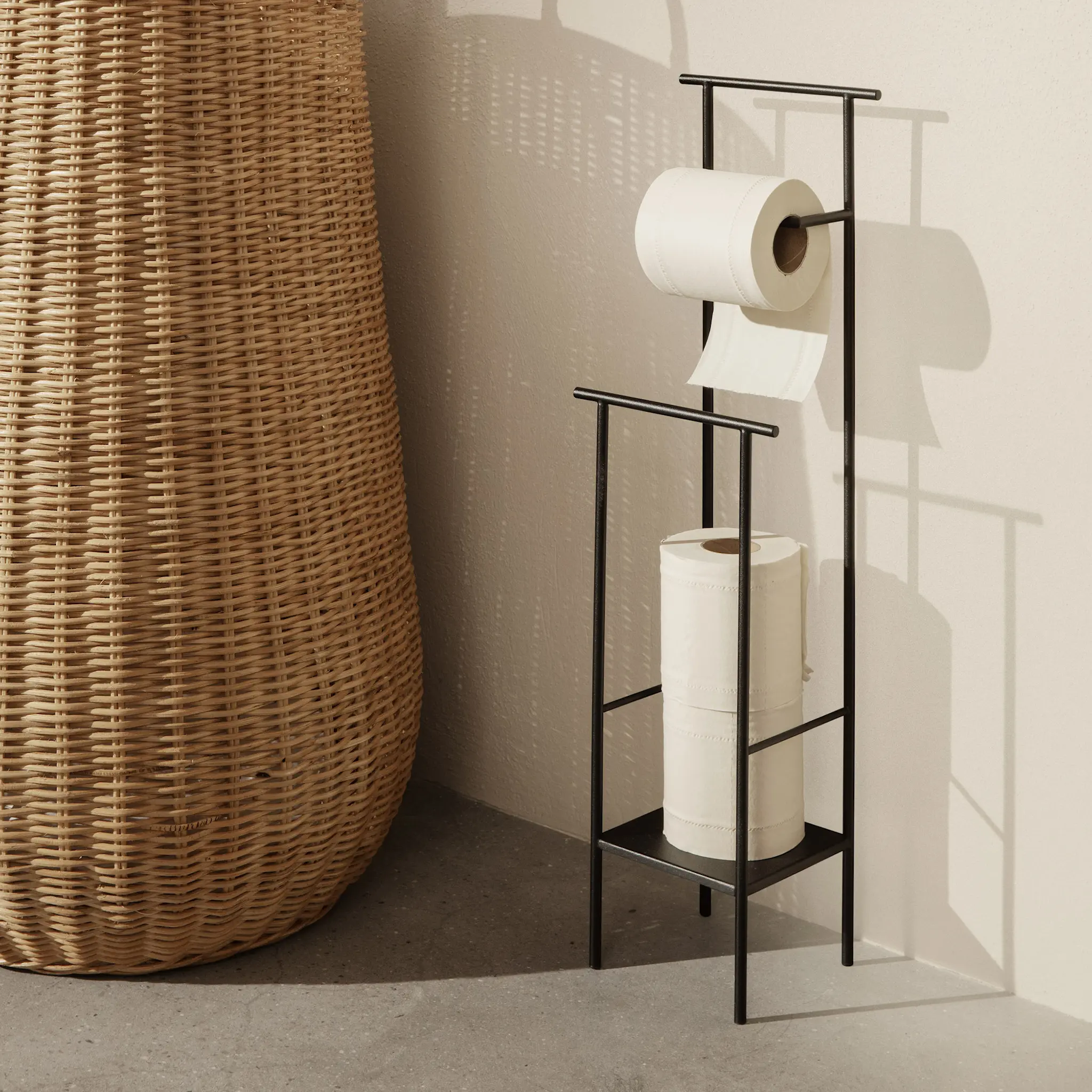 Dora Toilet Paper Stand Black