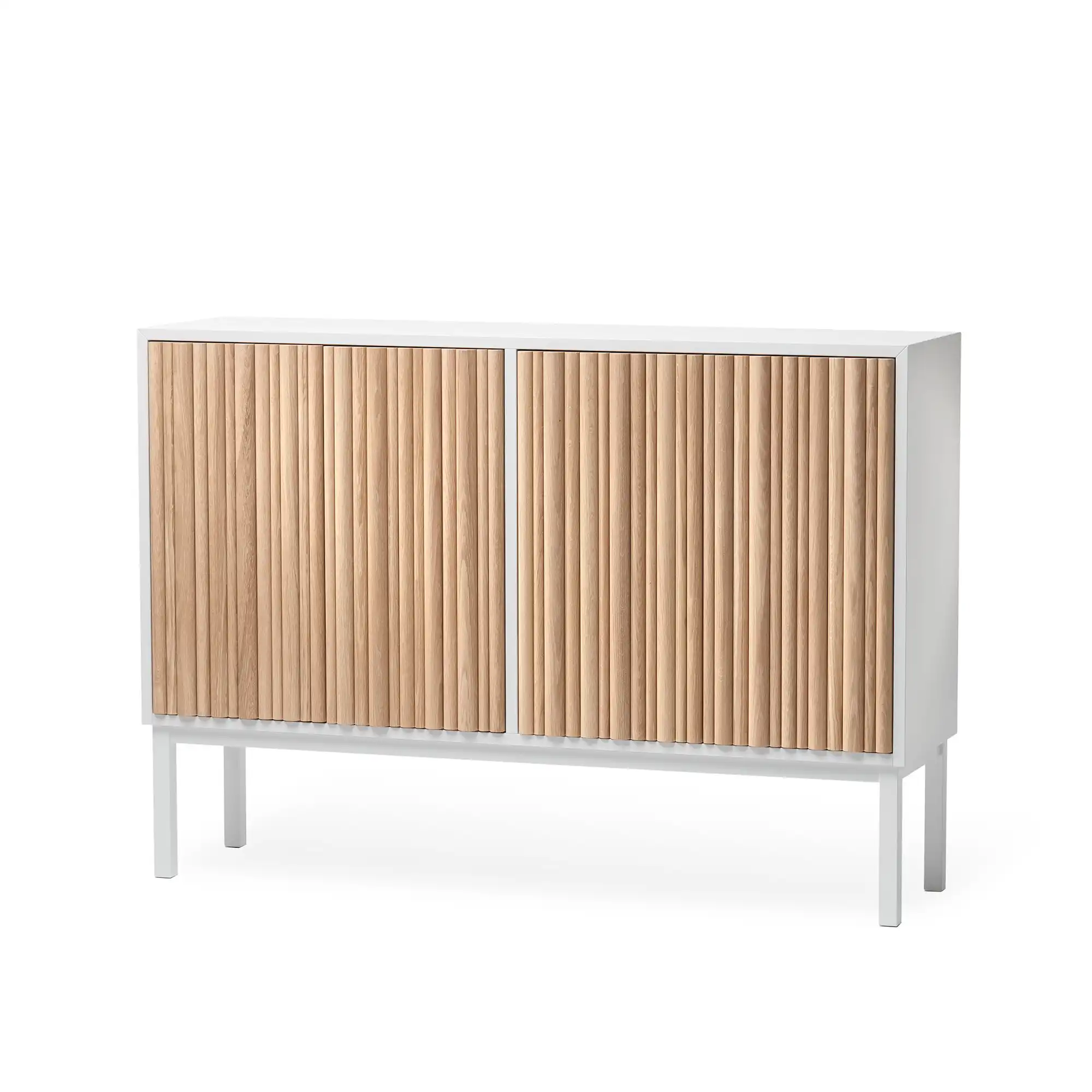 Collect 2013 Cabinet Low Wood - Frame White