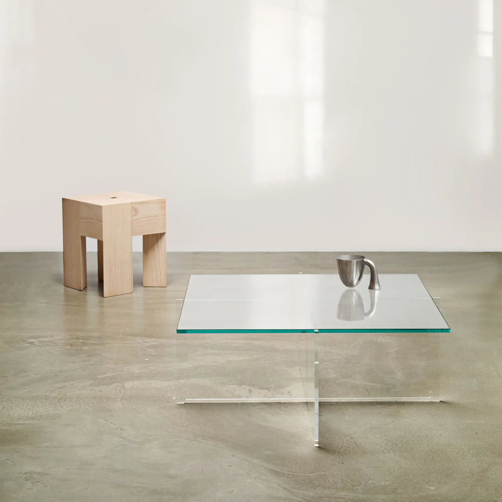 Cross Plexi Coffee Table