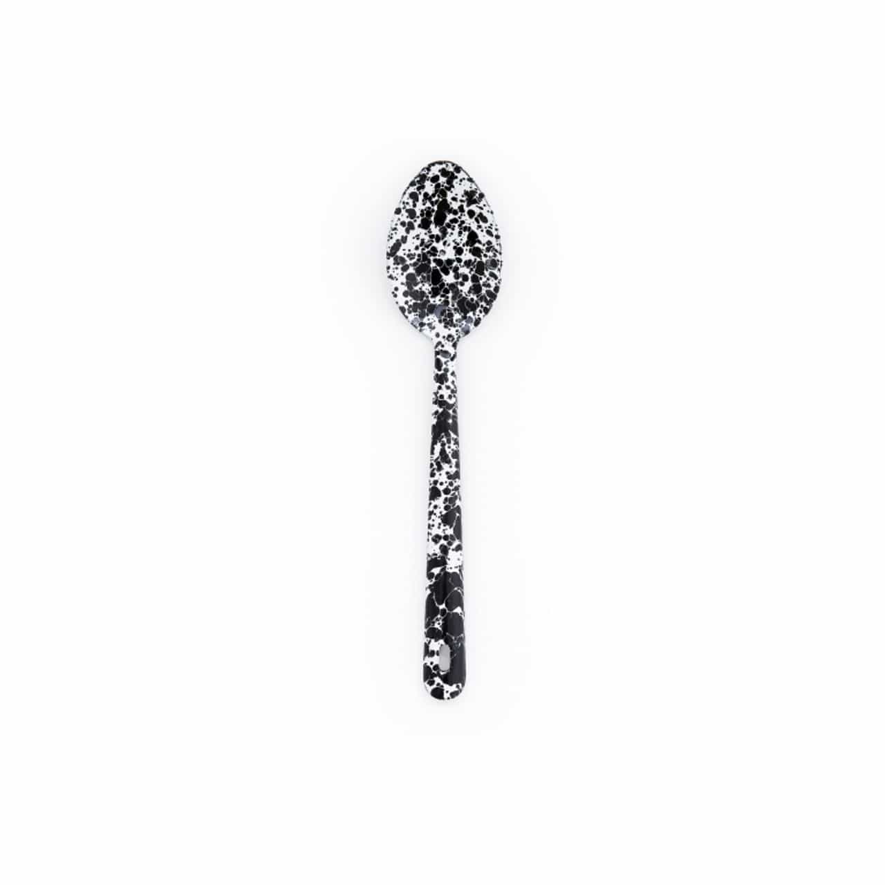 Large Spoon - Black Splatter