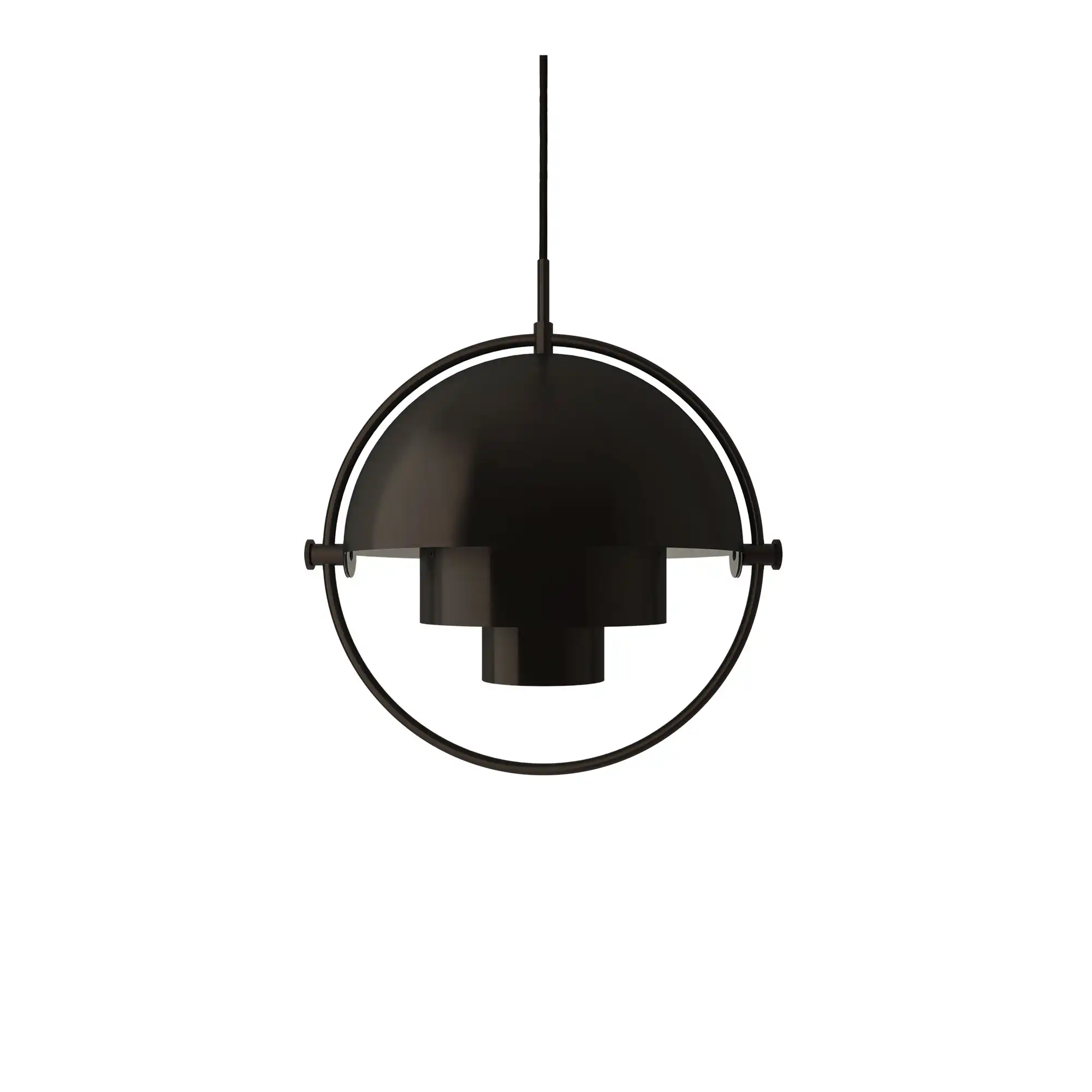 Multi-Lite Pendant, Small Black Brass