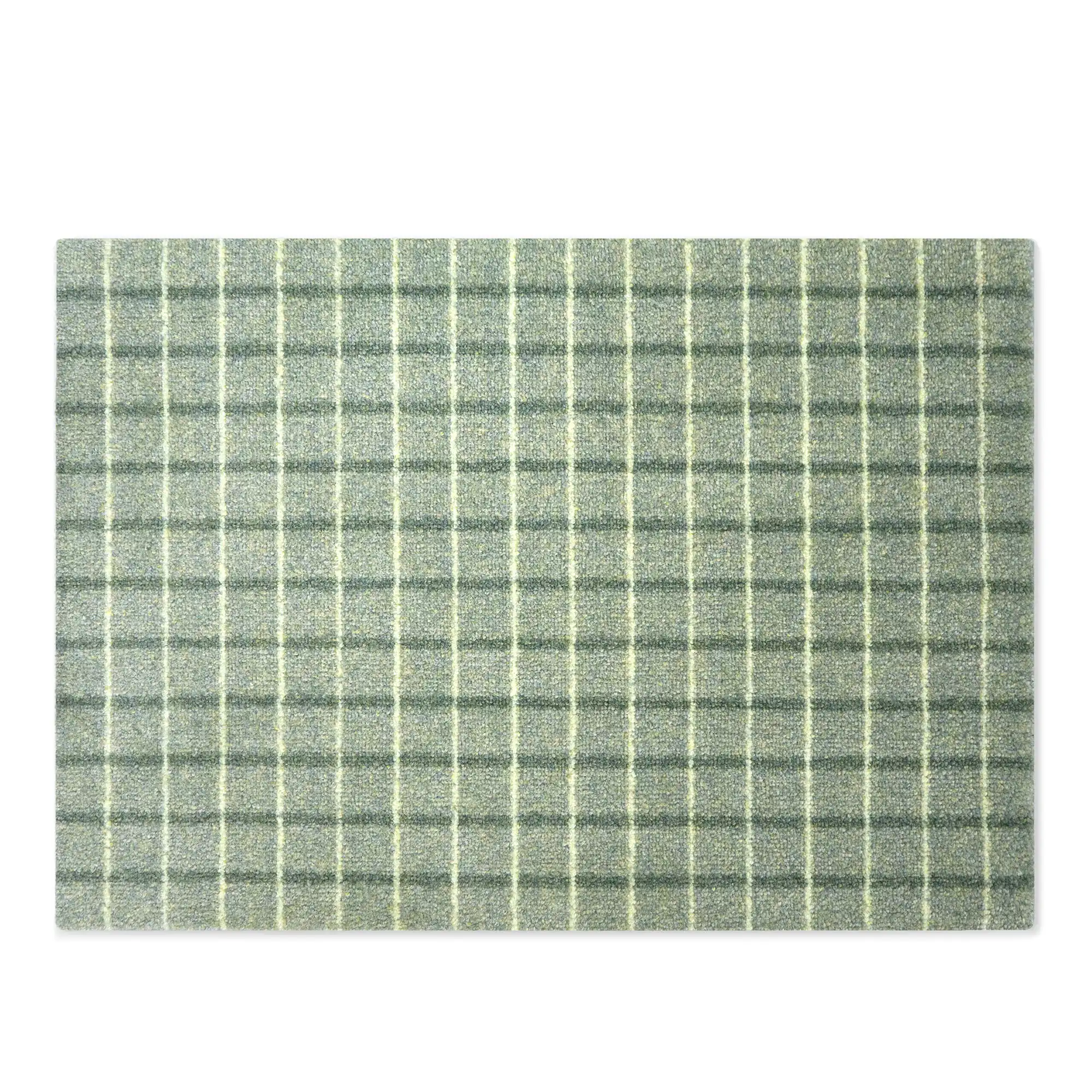 Grid Matcha Lemon Doormat