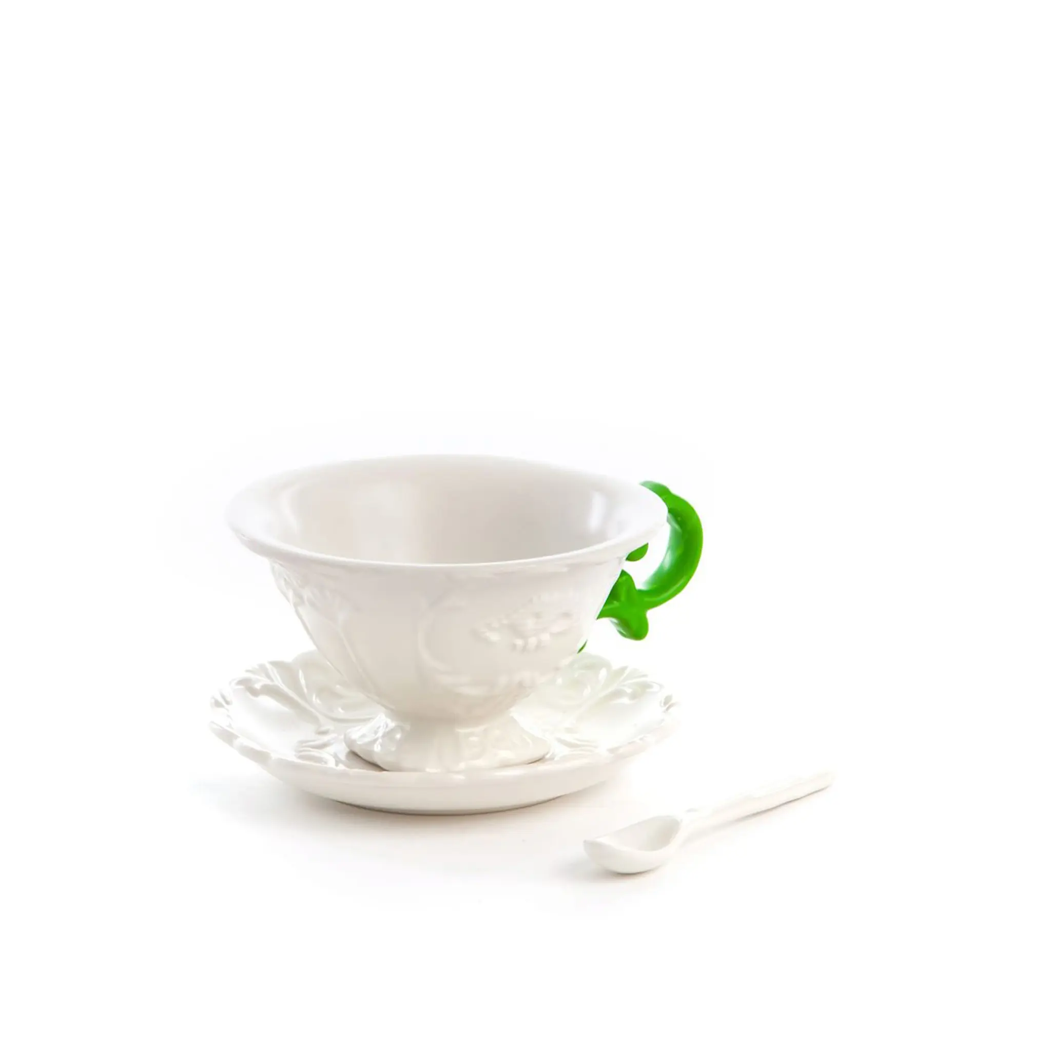 I-Wares Set In Porcelain With Coloured Handles - Orange