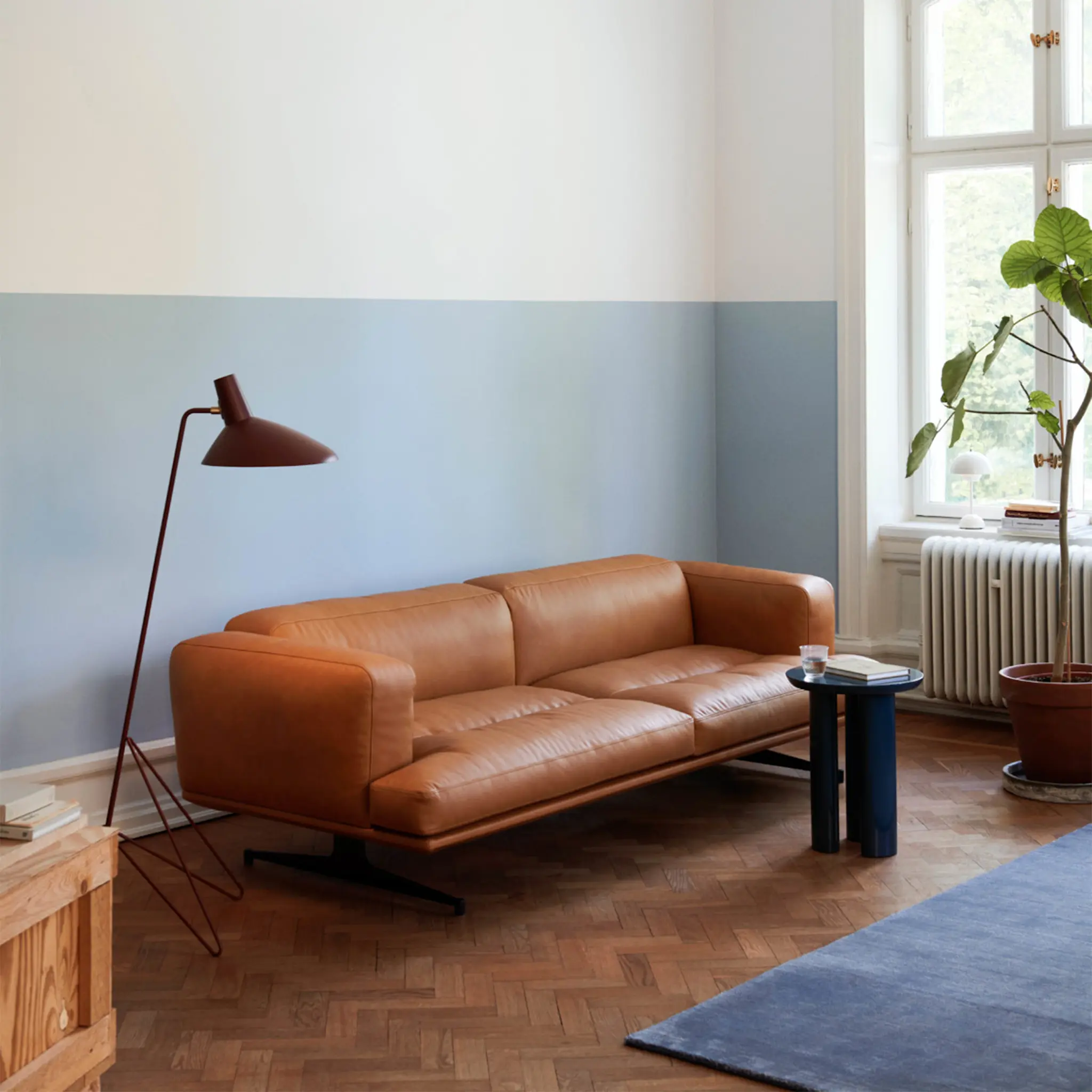 Inland AV23 3-seters sofa aluminium