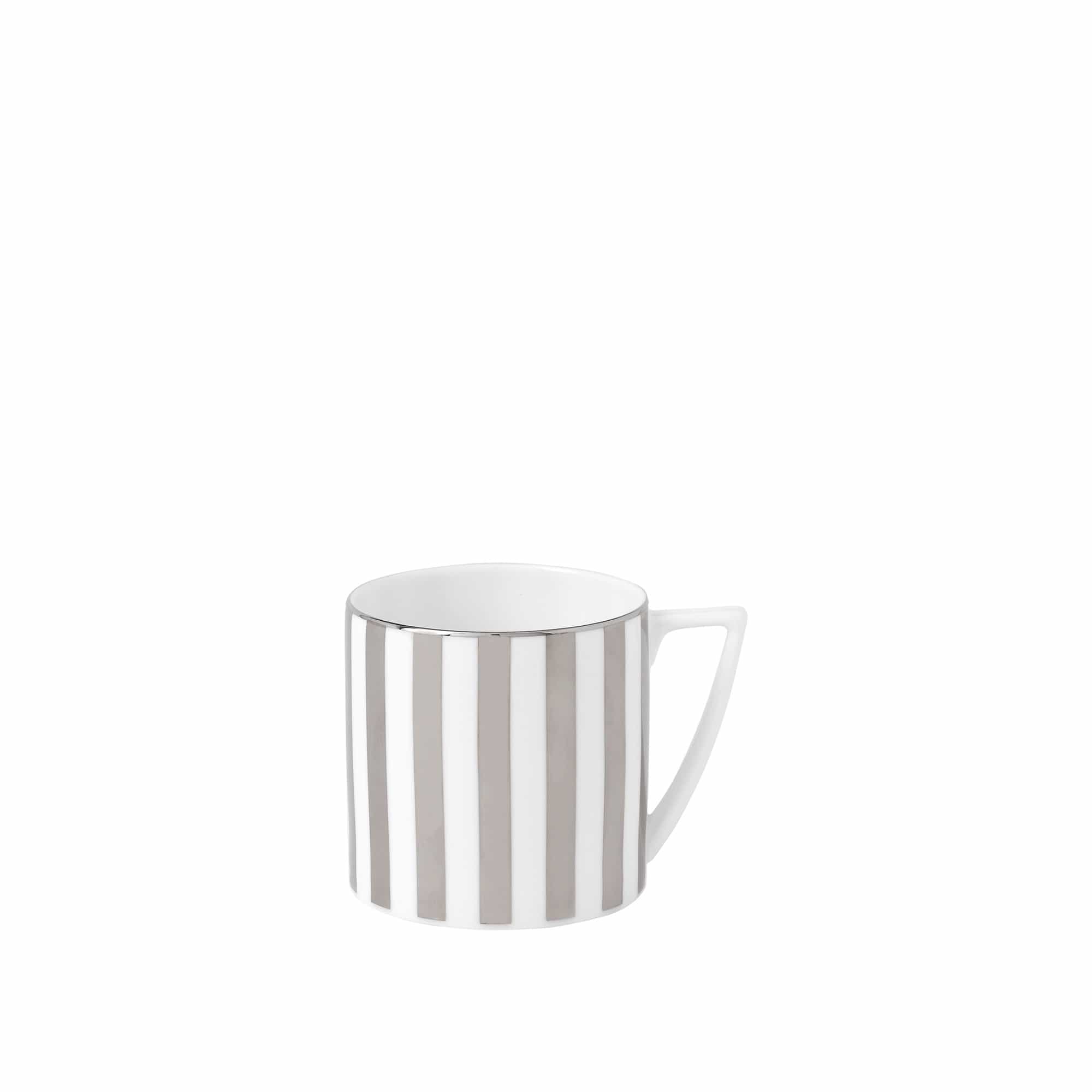Jasper Conran Platinum Striped Mini Mug