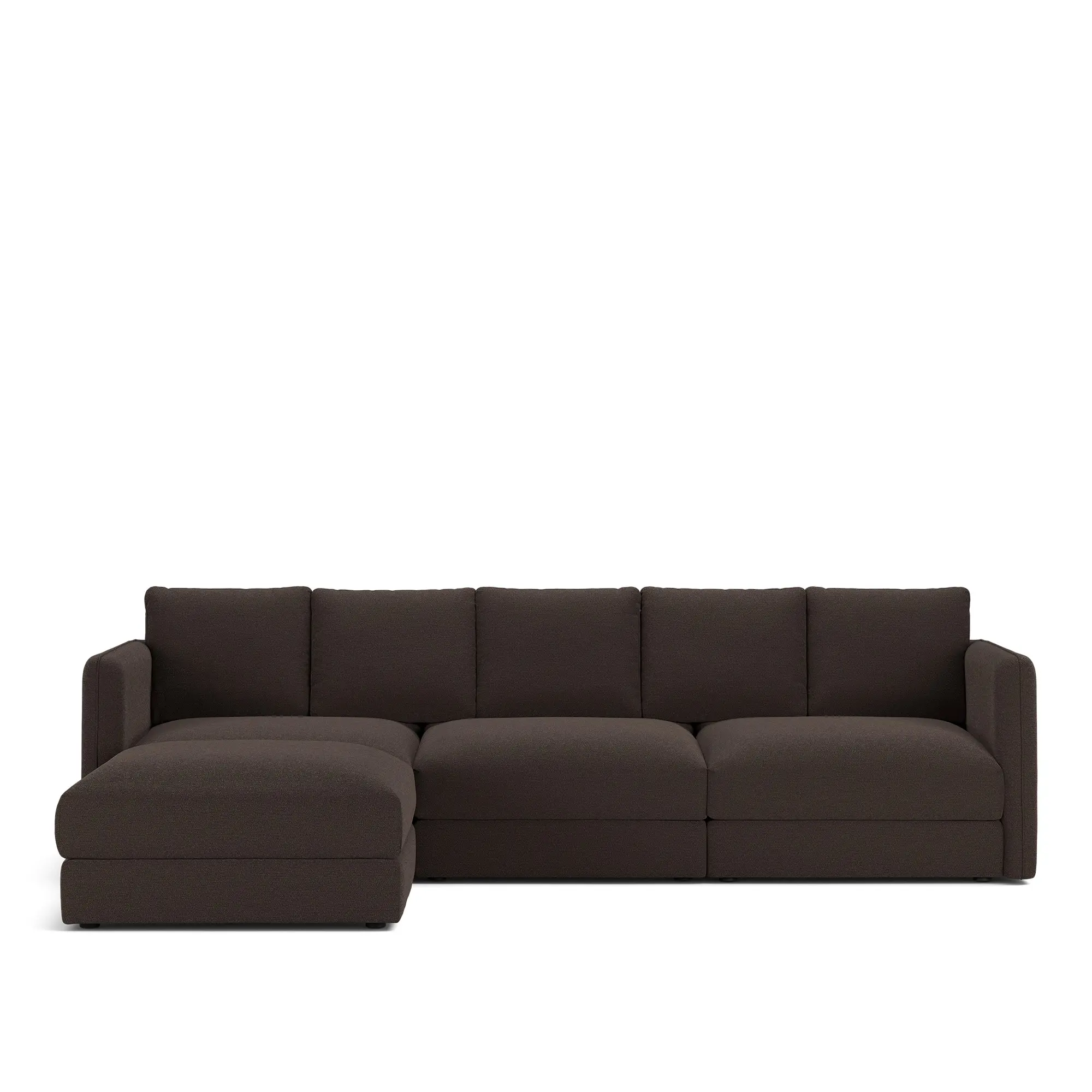 Pavarotti 02 3-seters sofa med fotskammel