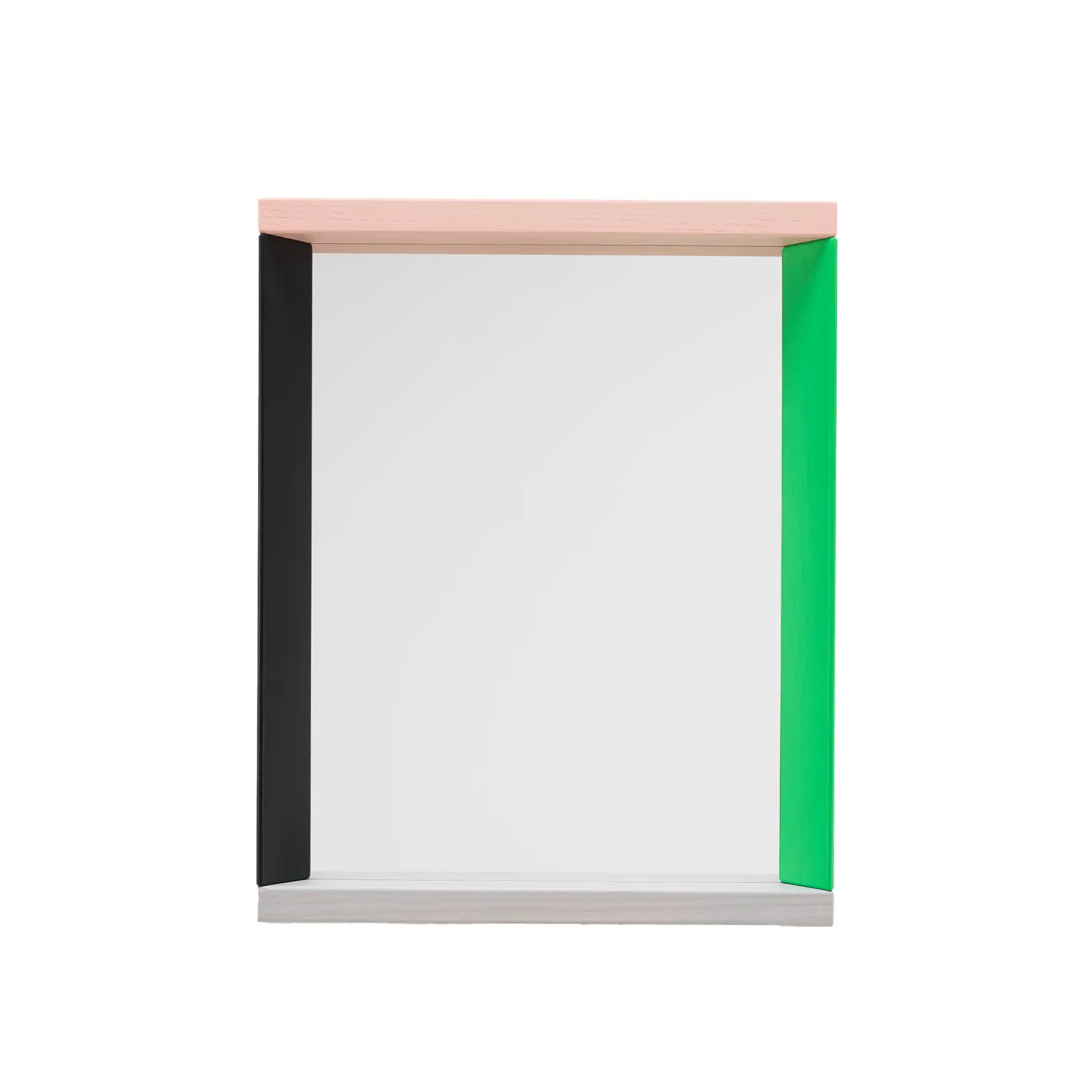 Colour Frame Mirror, Small, Green/Pink