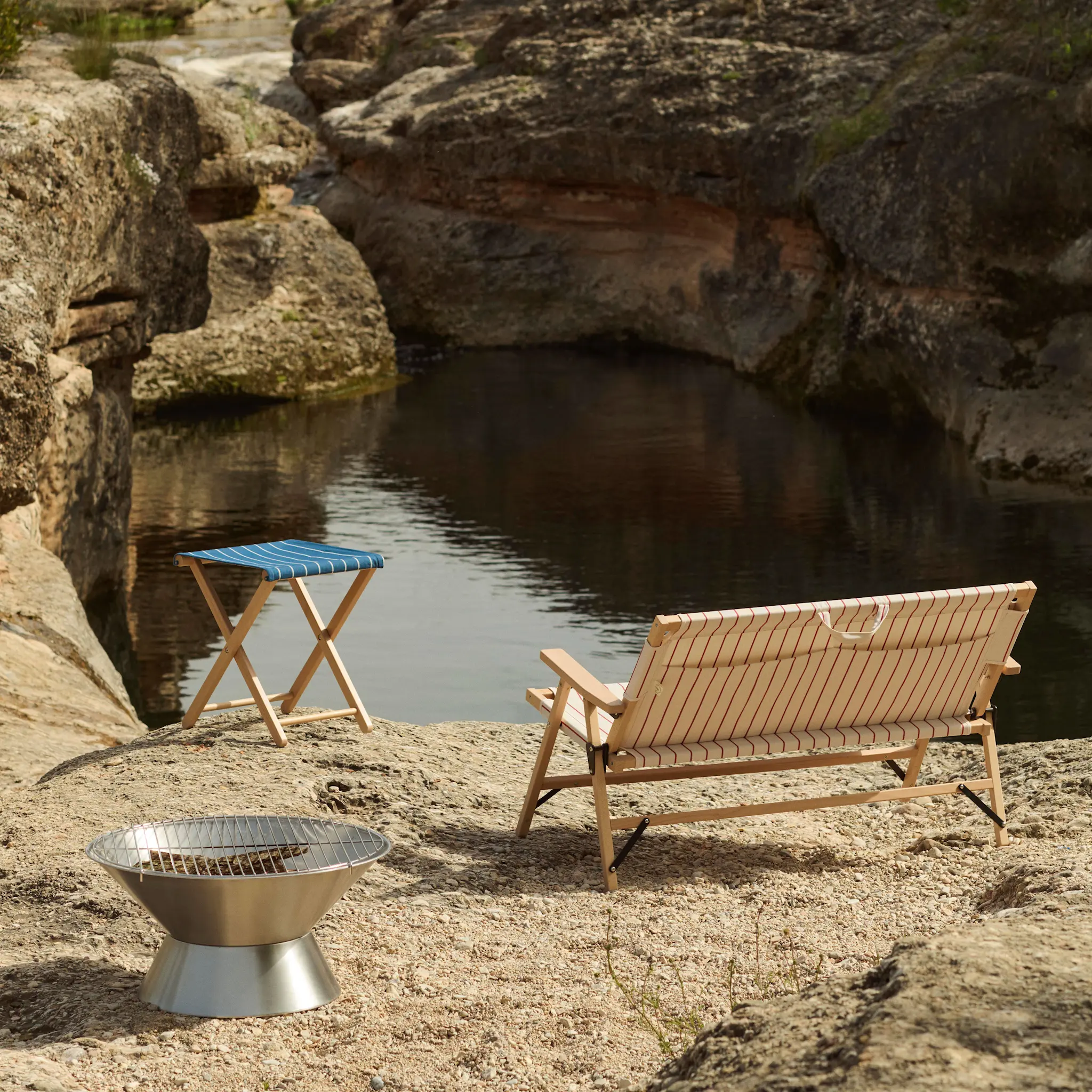 Outdoor Market Folding Stool