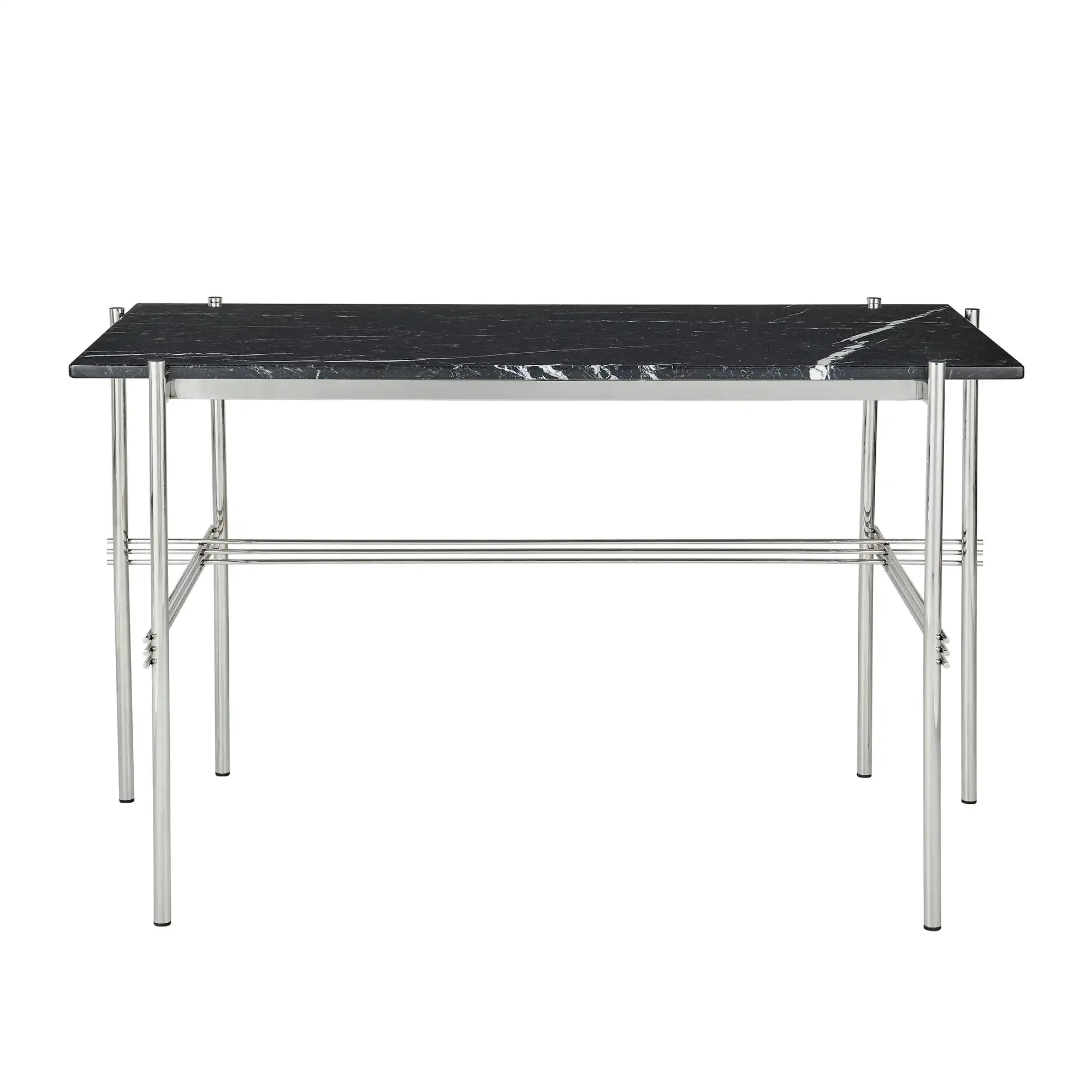 TS Desk, 120x60 Polished Steel Base