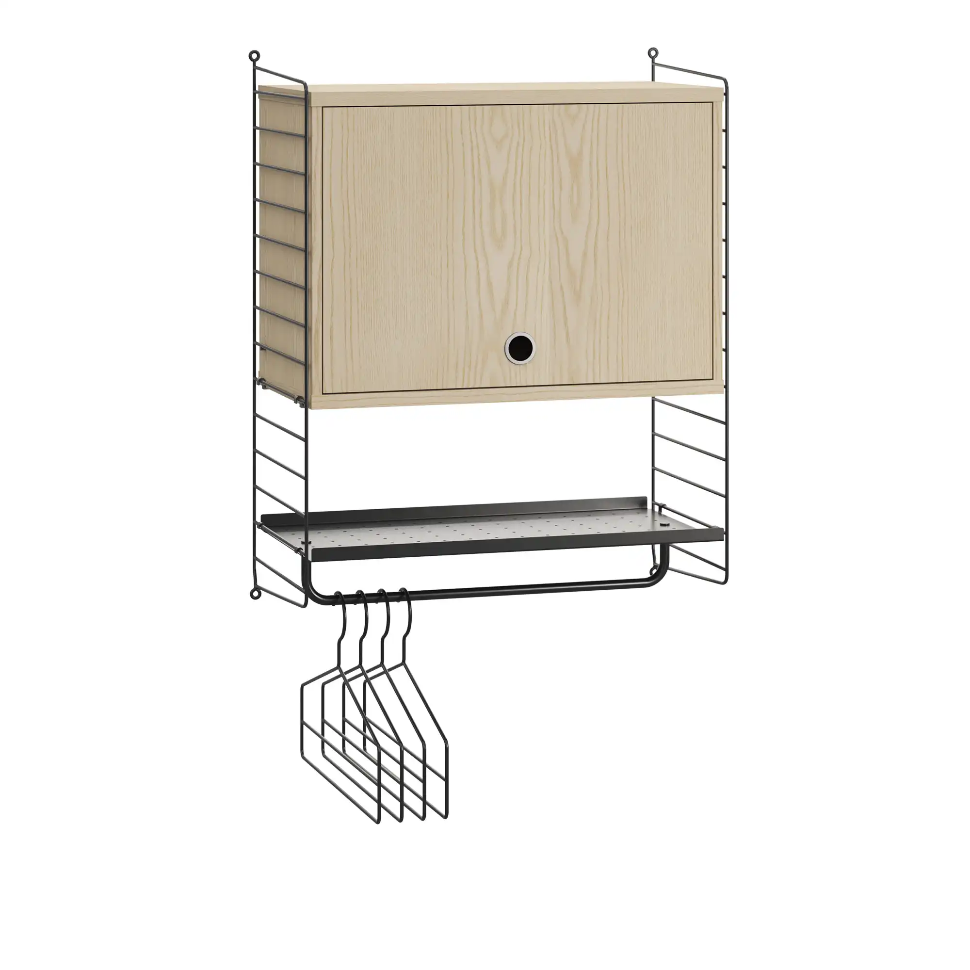 Gang hyllesystem V ask/svart