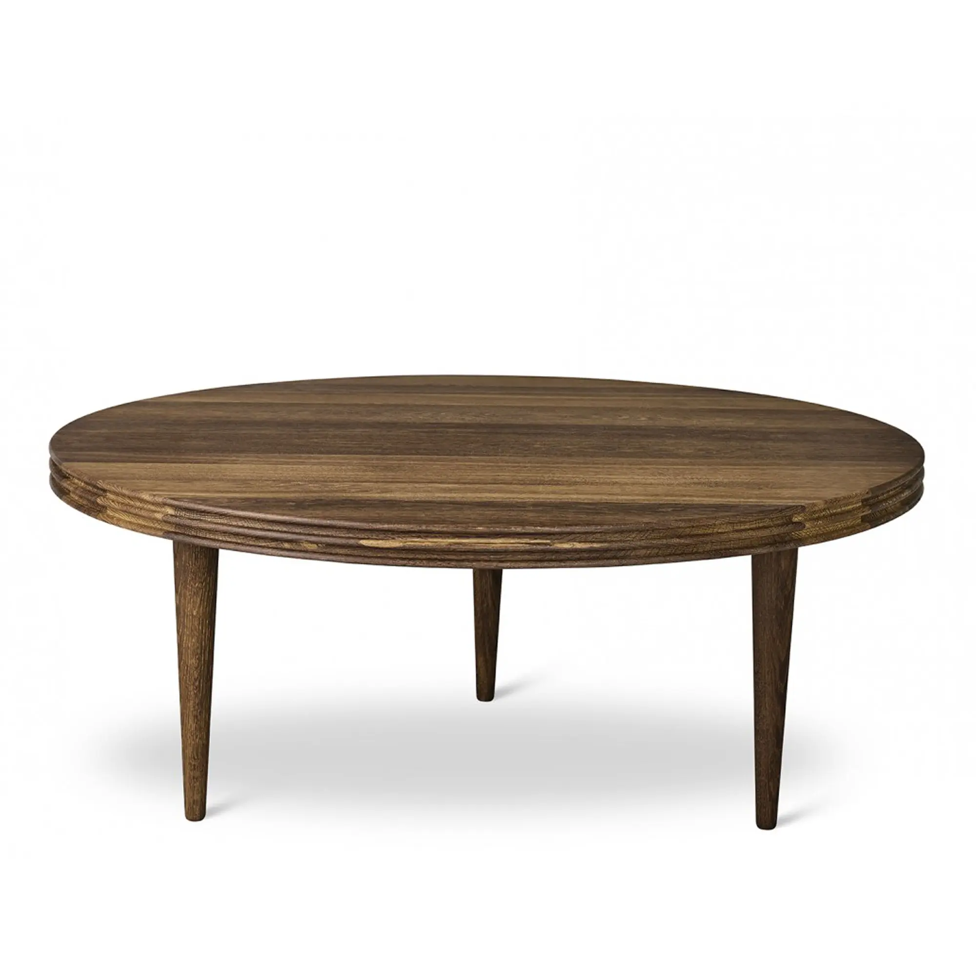 Groove sofabord 60 cm valnøtt