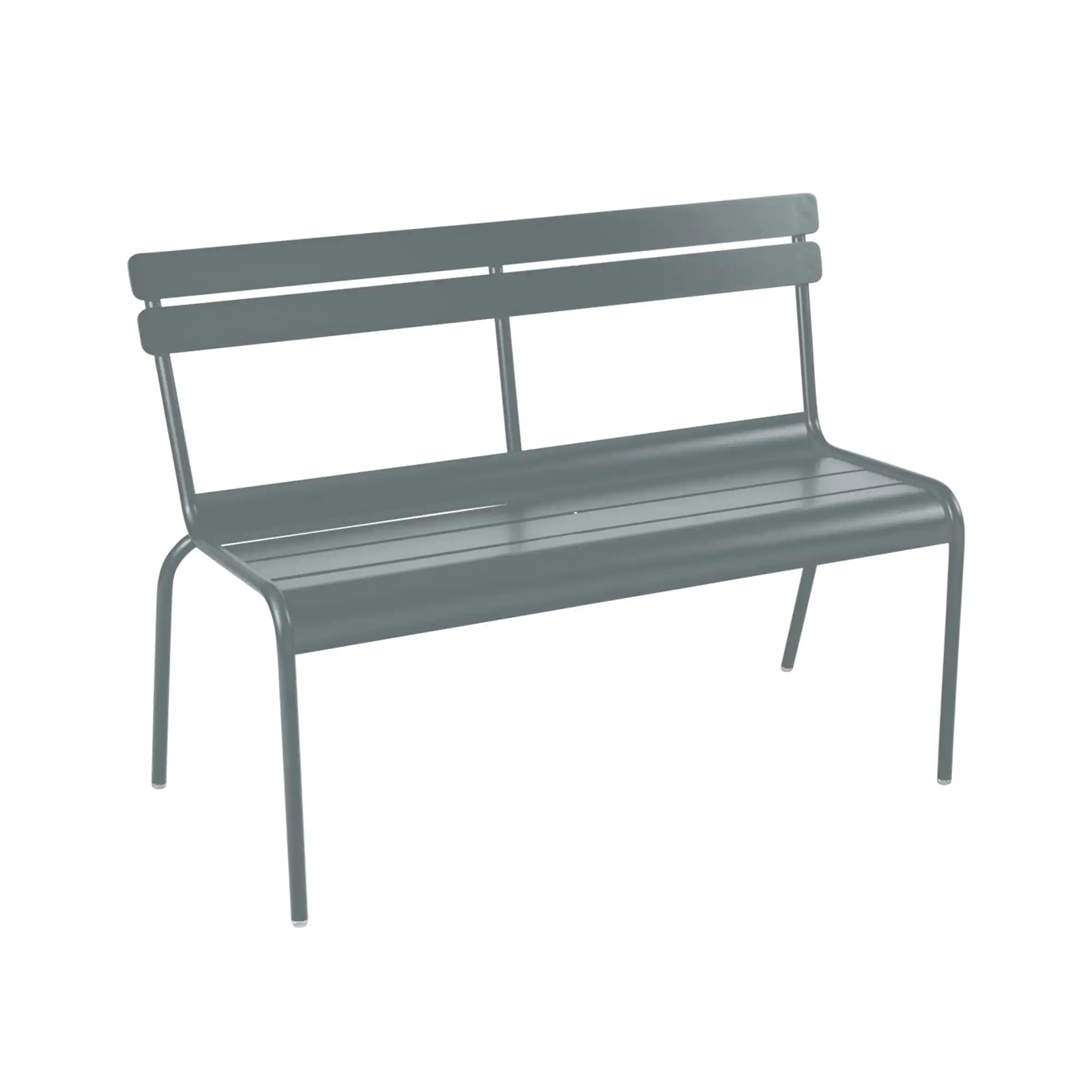 Luxembourg Bench with Backrest Storm Grey 26