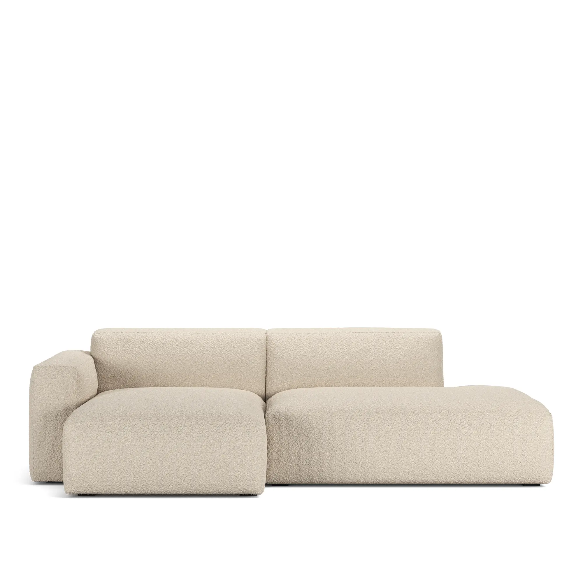 Brick 2-seters sofa sjeselong åpen ende høyre