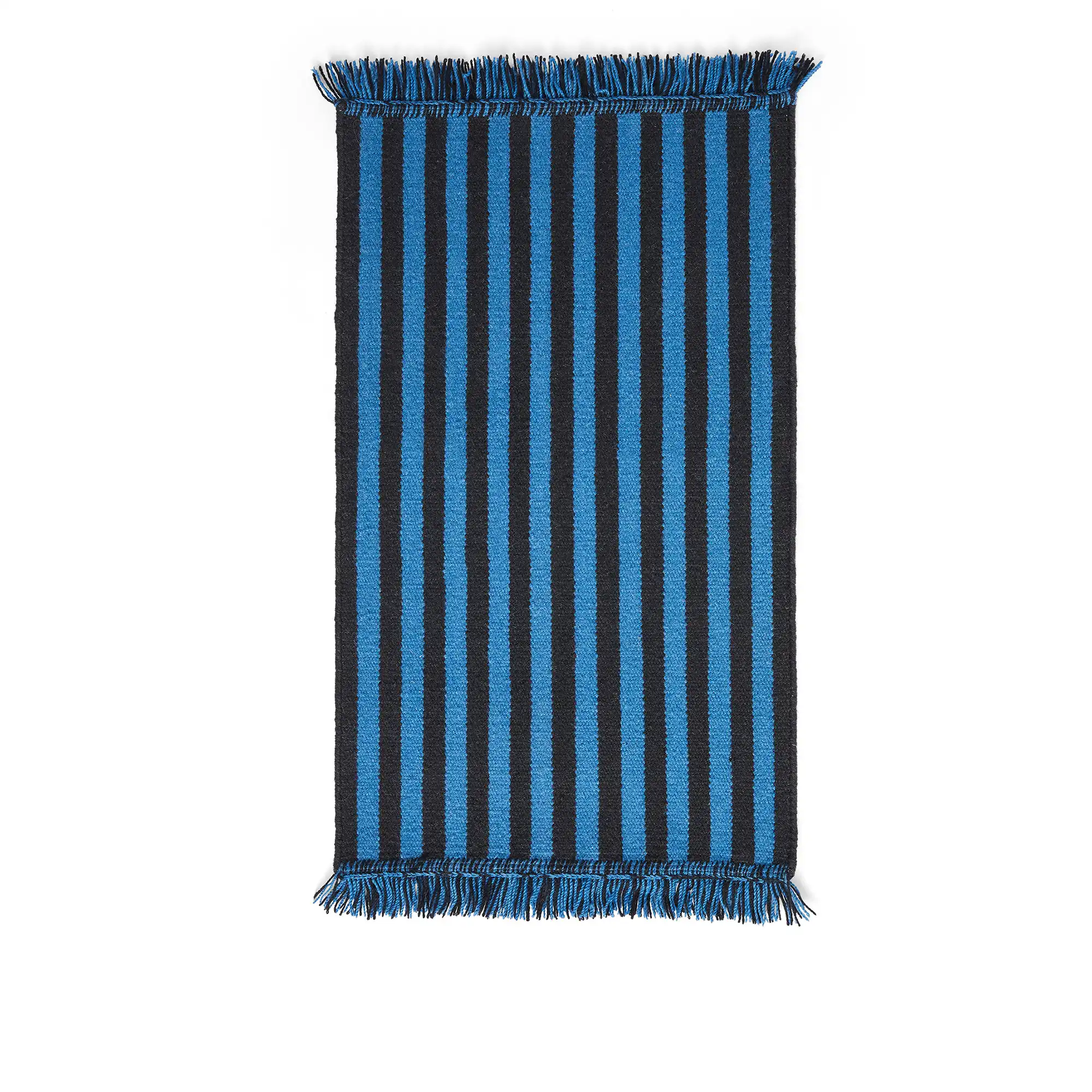 Stripes and Stripes Wool L95 x W52 - Blue