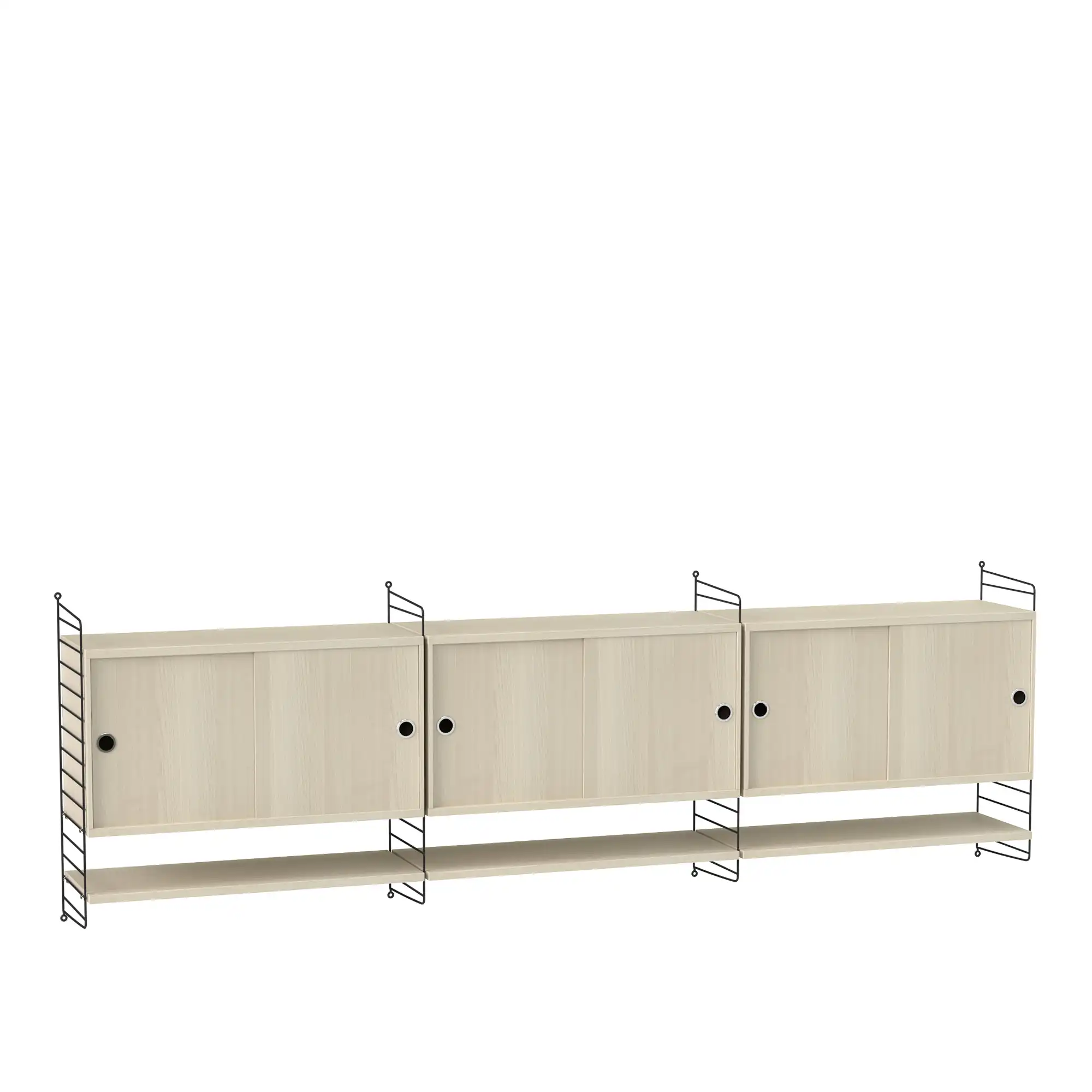 Stue hyllesystem E ask/svart