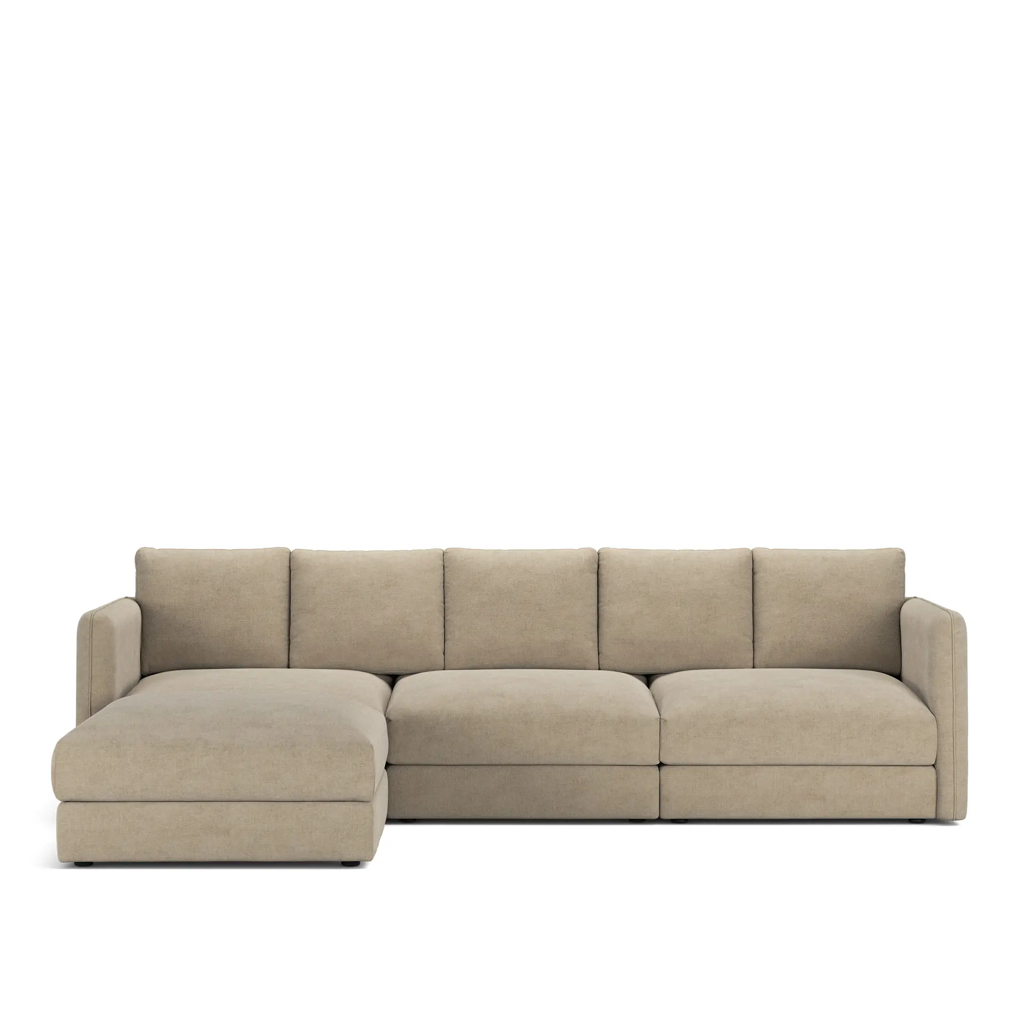 Pavarotti 02 3-seters sofa med fotskammel