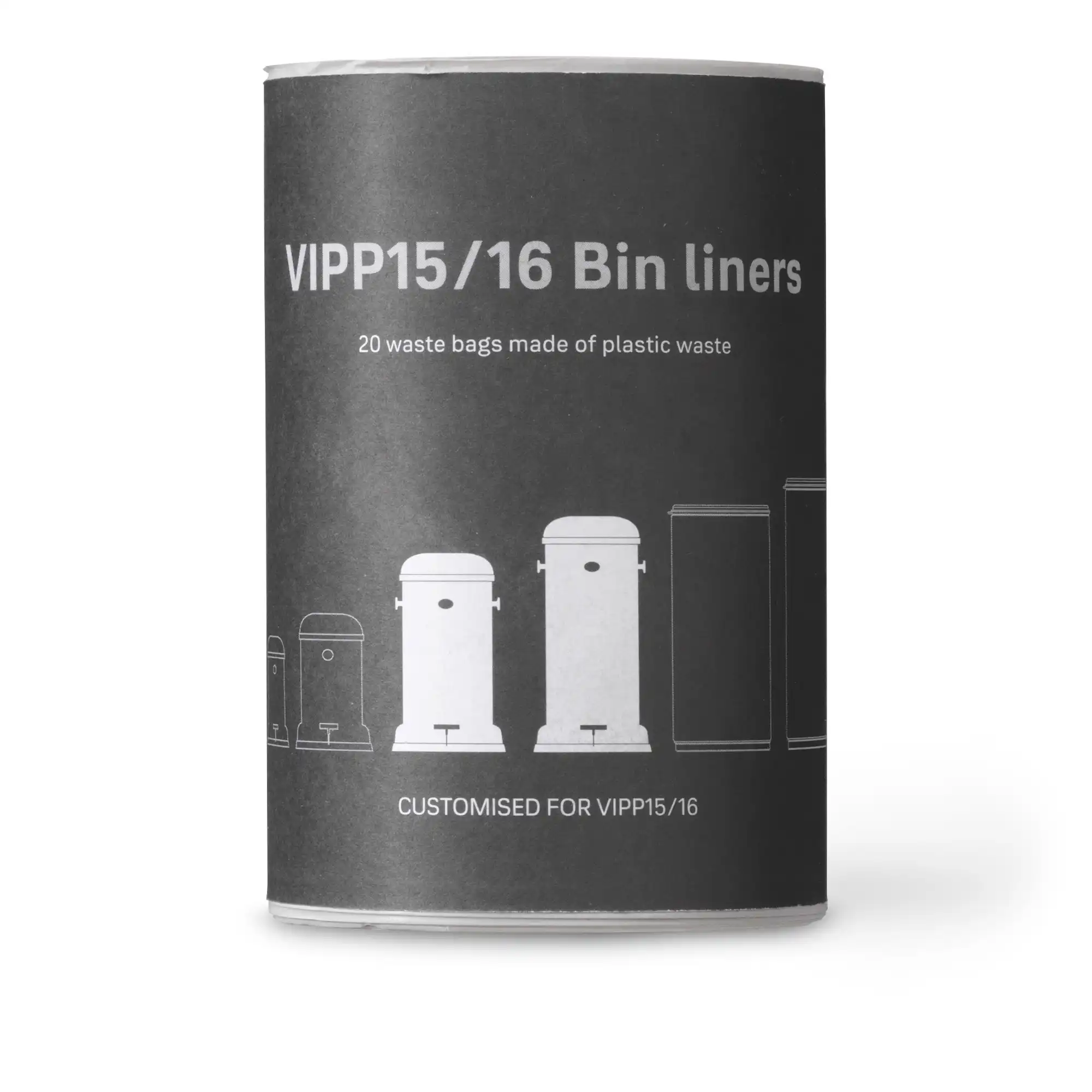 Vipp15/16 resirkulerte søppelposer