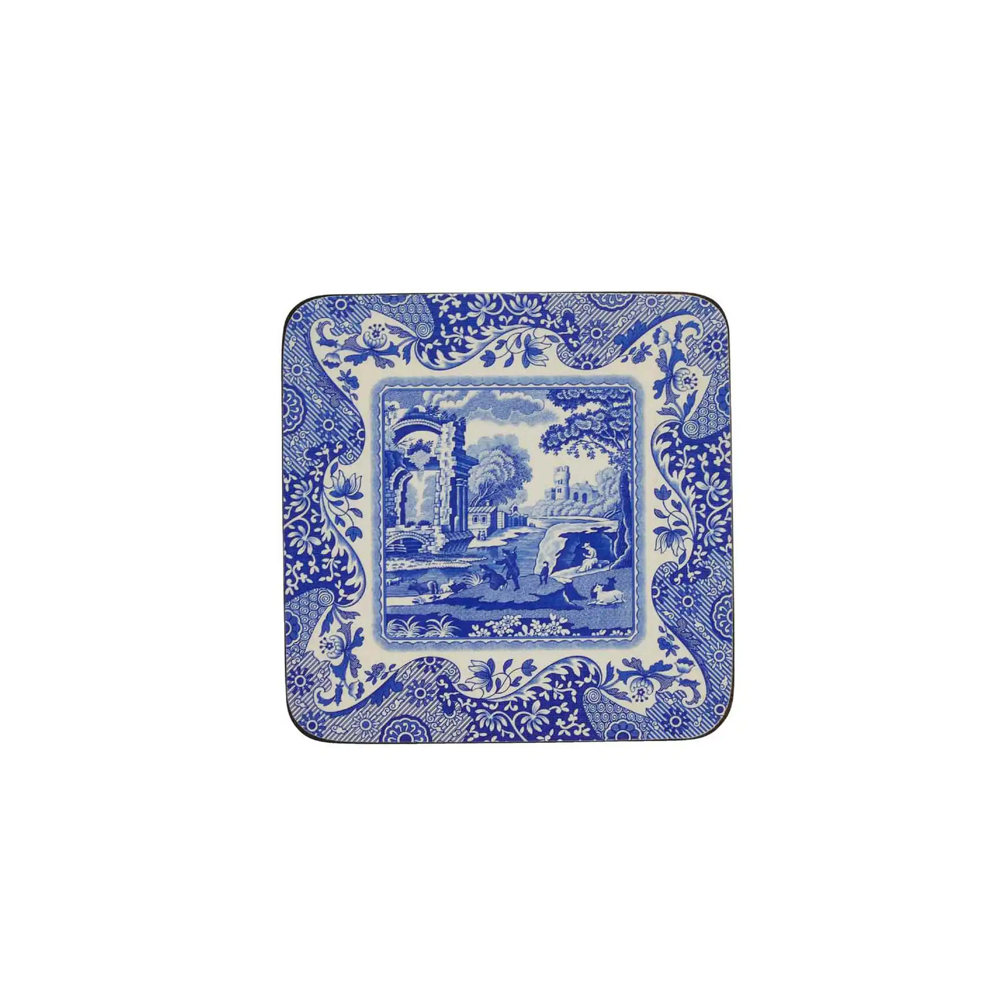 Blue Italian coasters 6-pack