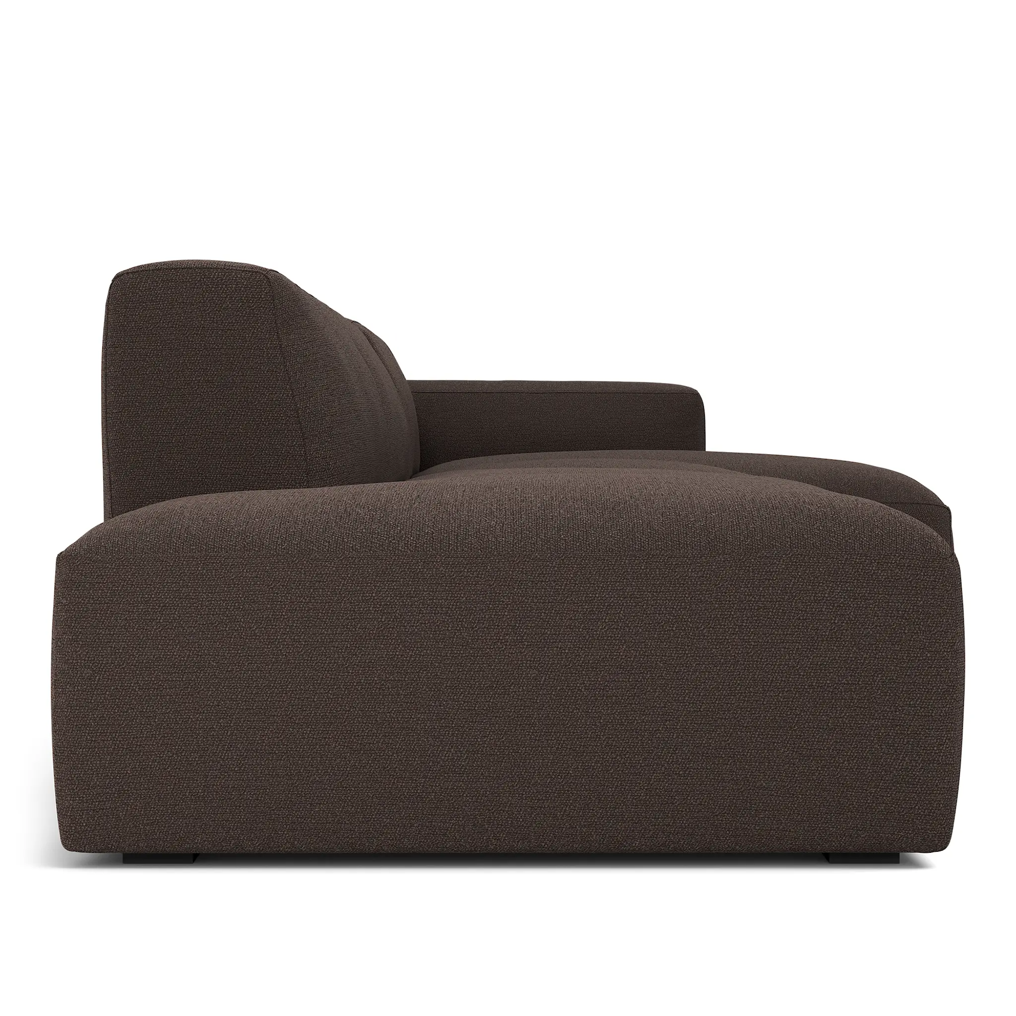 Brick 3-seters sofa sjeselong åpen ende venstre