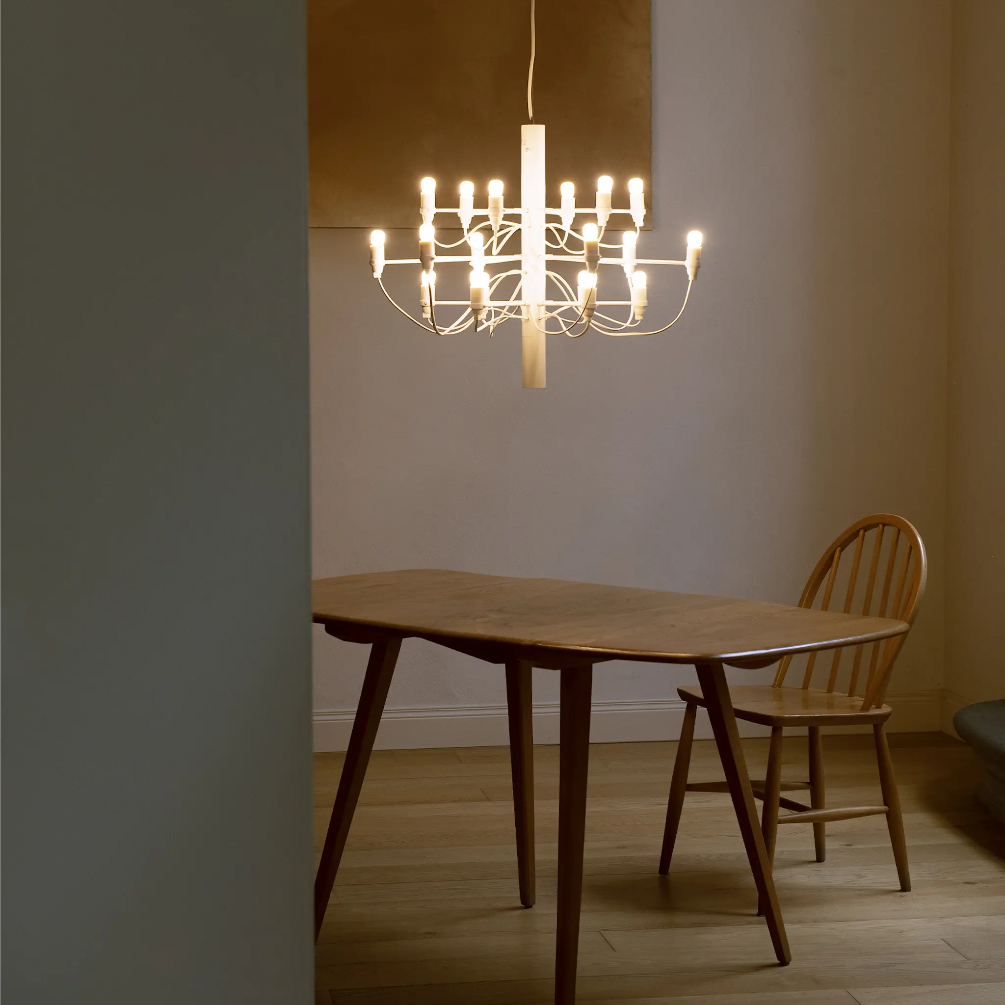 2097/18 Sarfatti Matt White LED