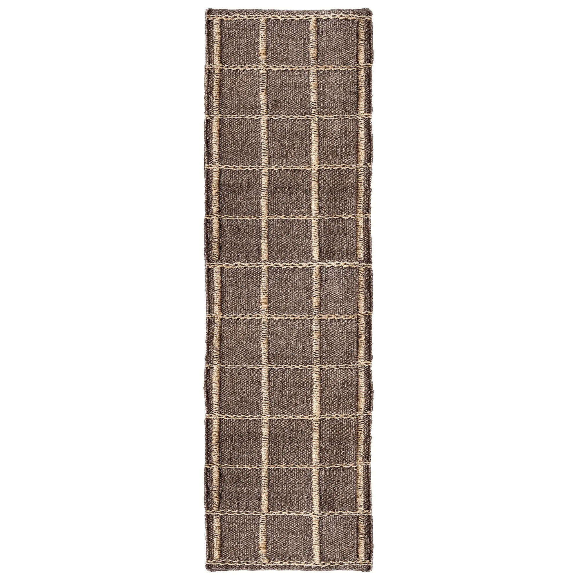 Strata Braided Jute Brown juteteppe