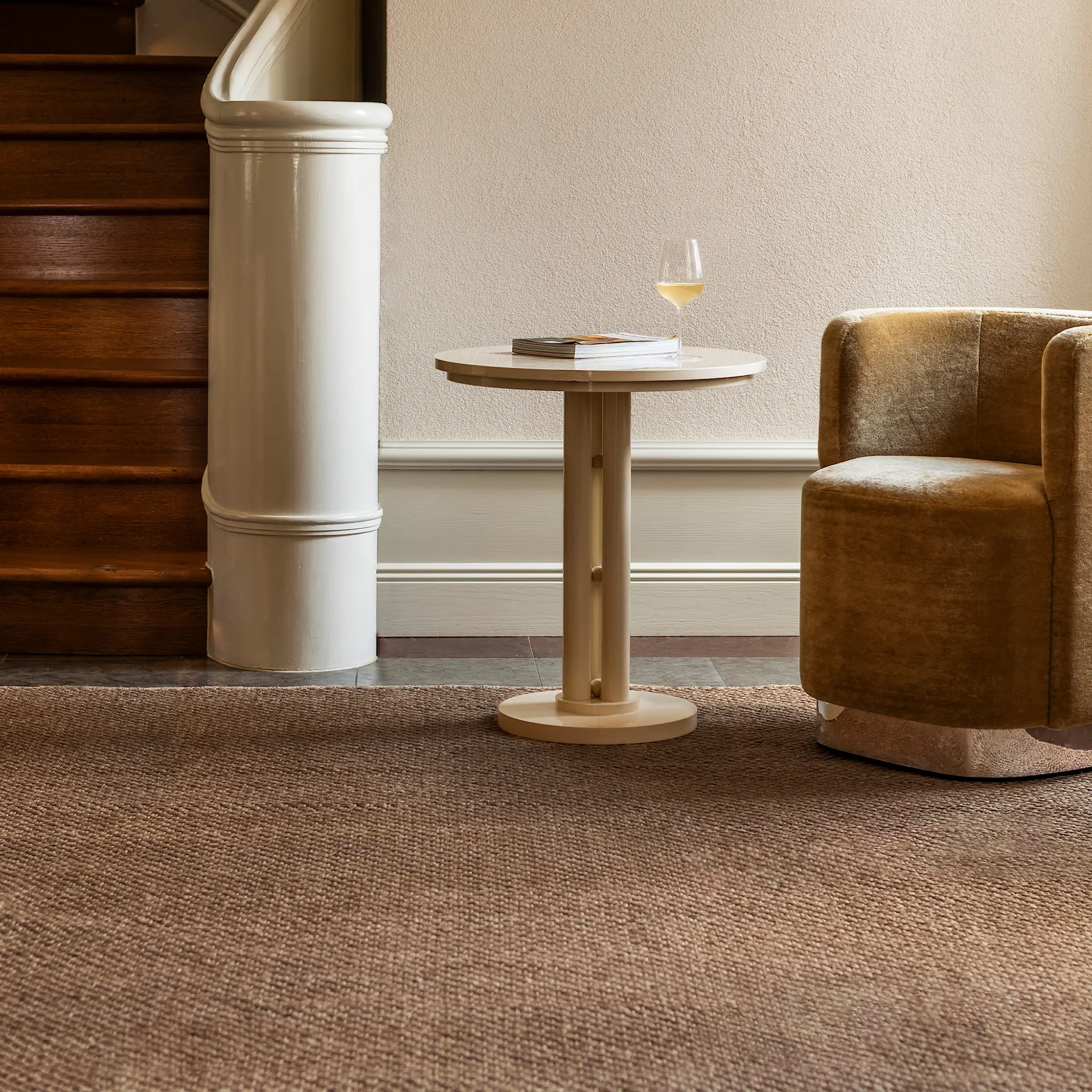 Basket Weave Sisal Brown juteteppe