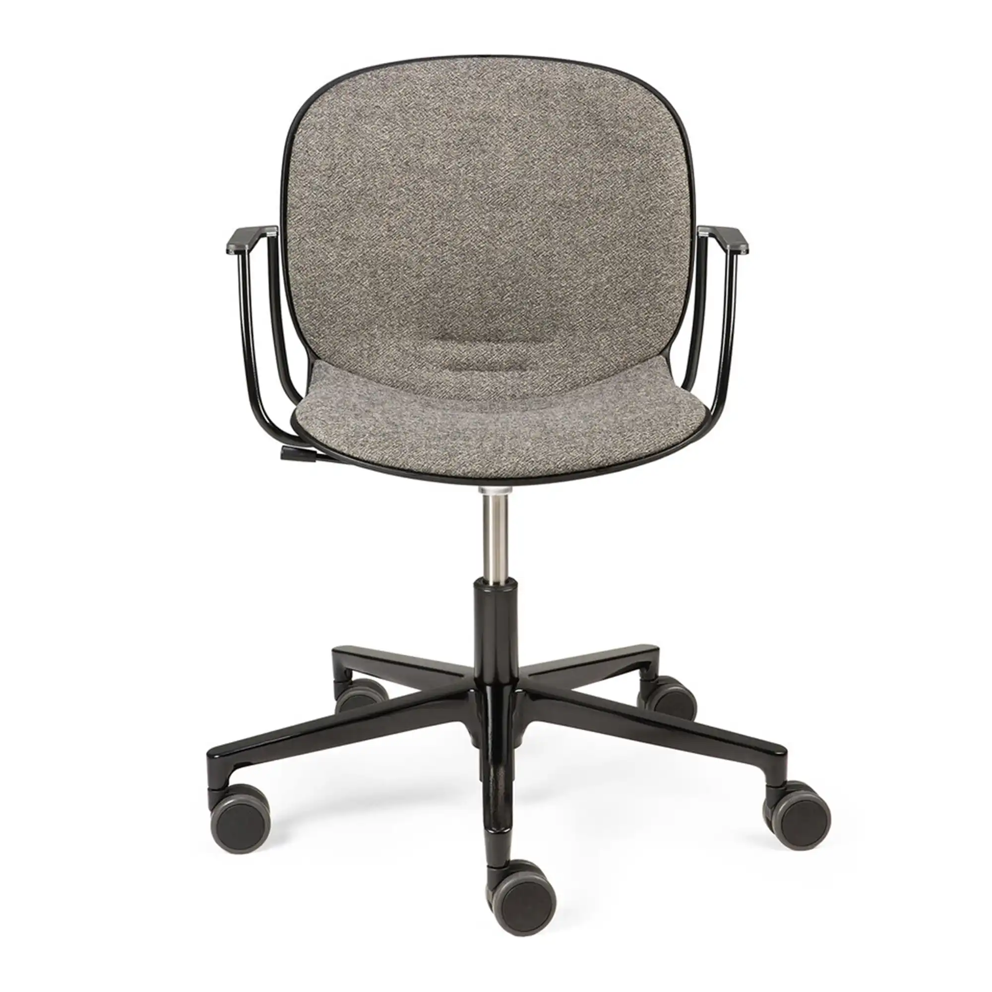 RBM Noor Office Chair With Armrest Grey