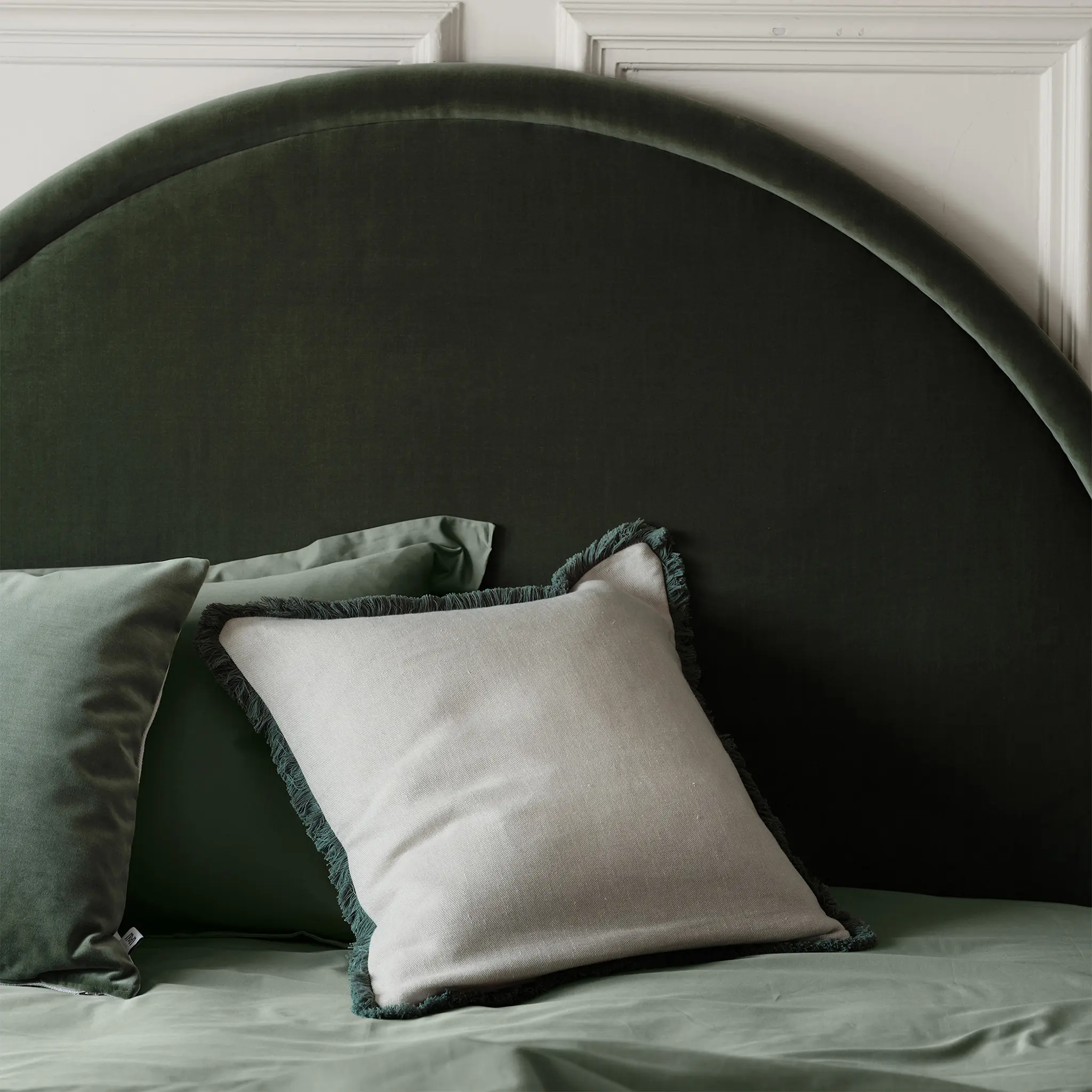 Pienza Beige/Green putetrekk