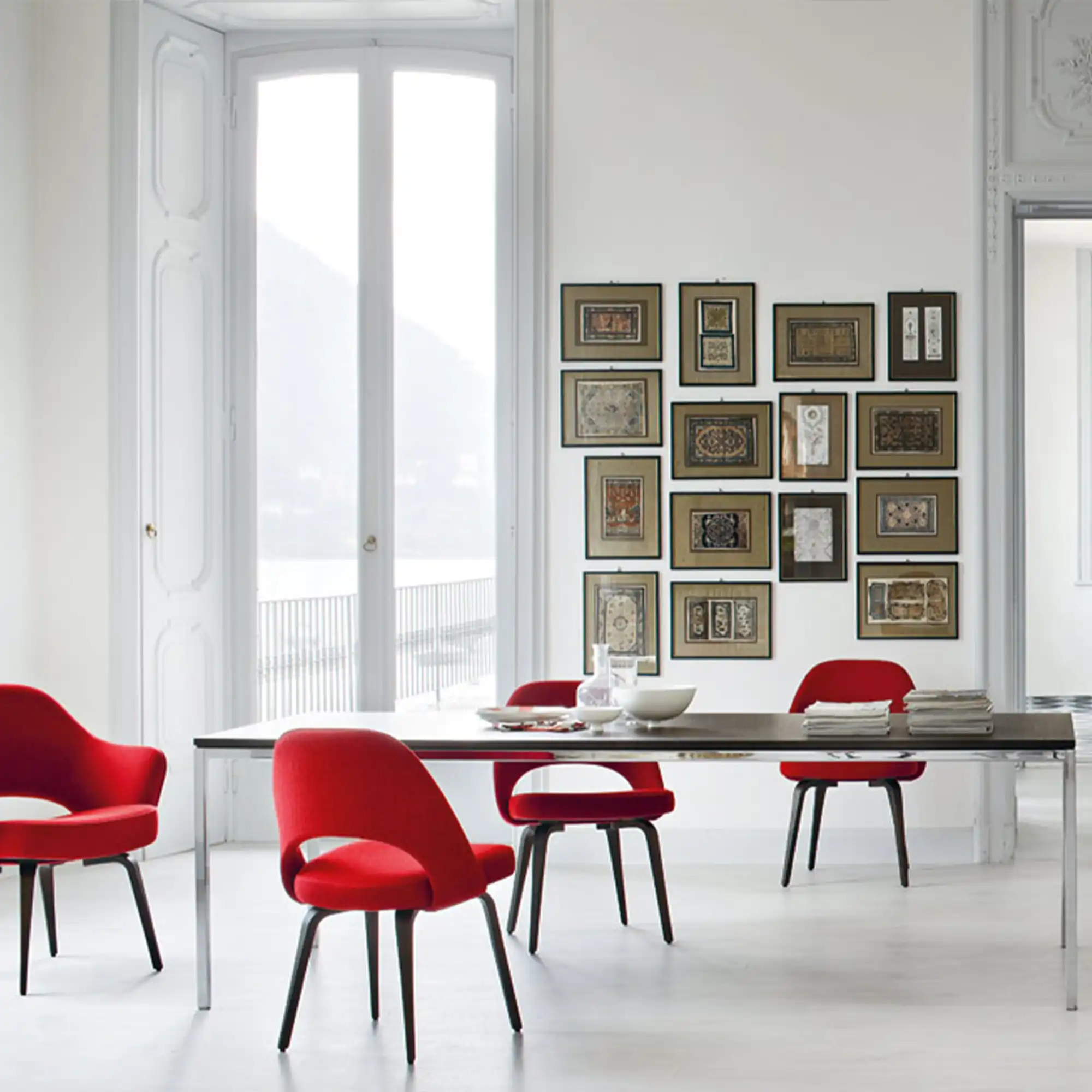 Florence Knoll rektangulært bord 100 x 240 cm