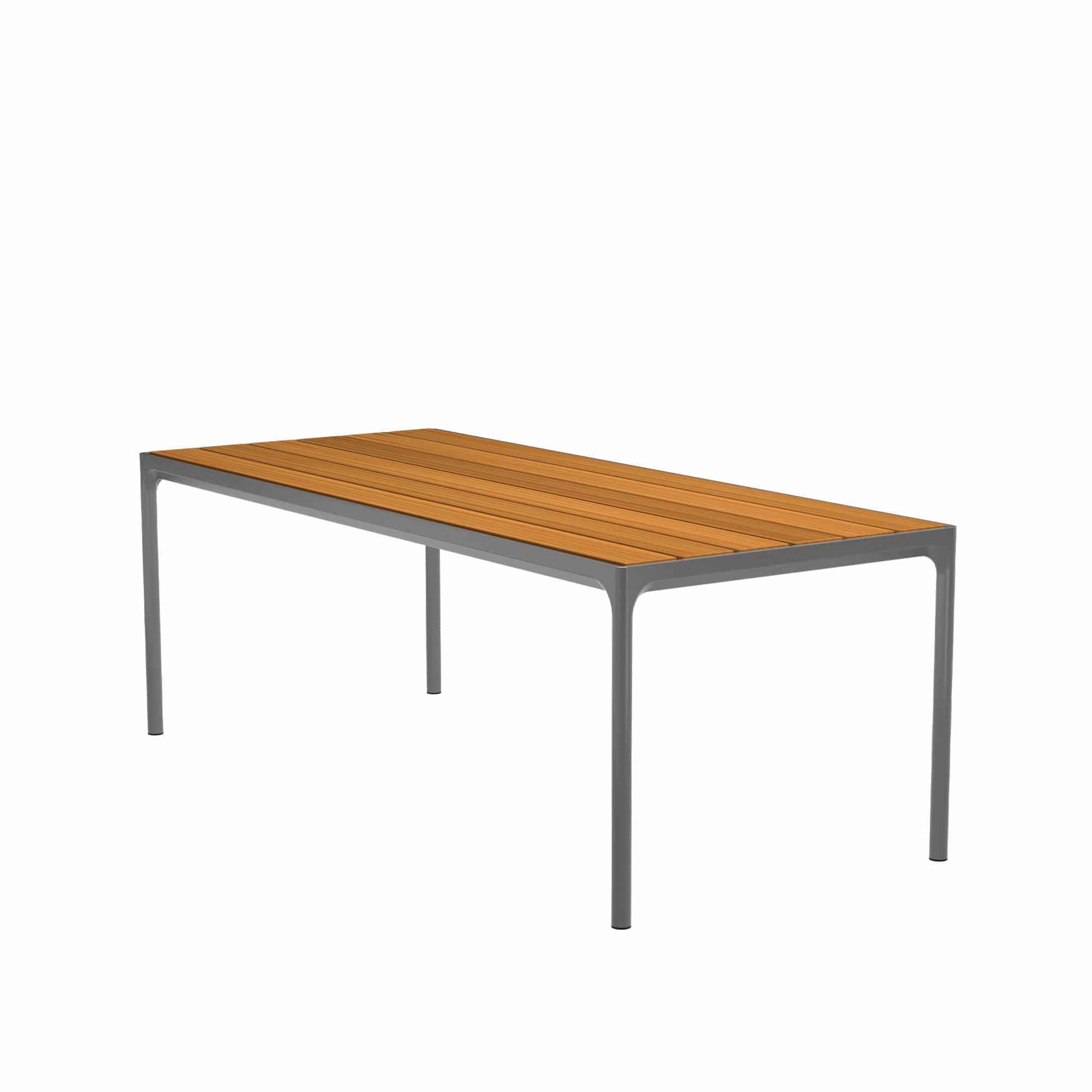 FOUR Table - Bamboo/Dark Grey