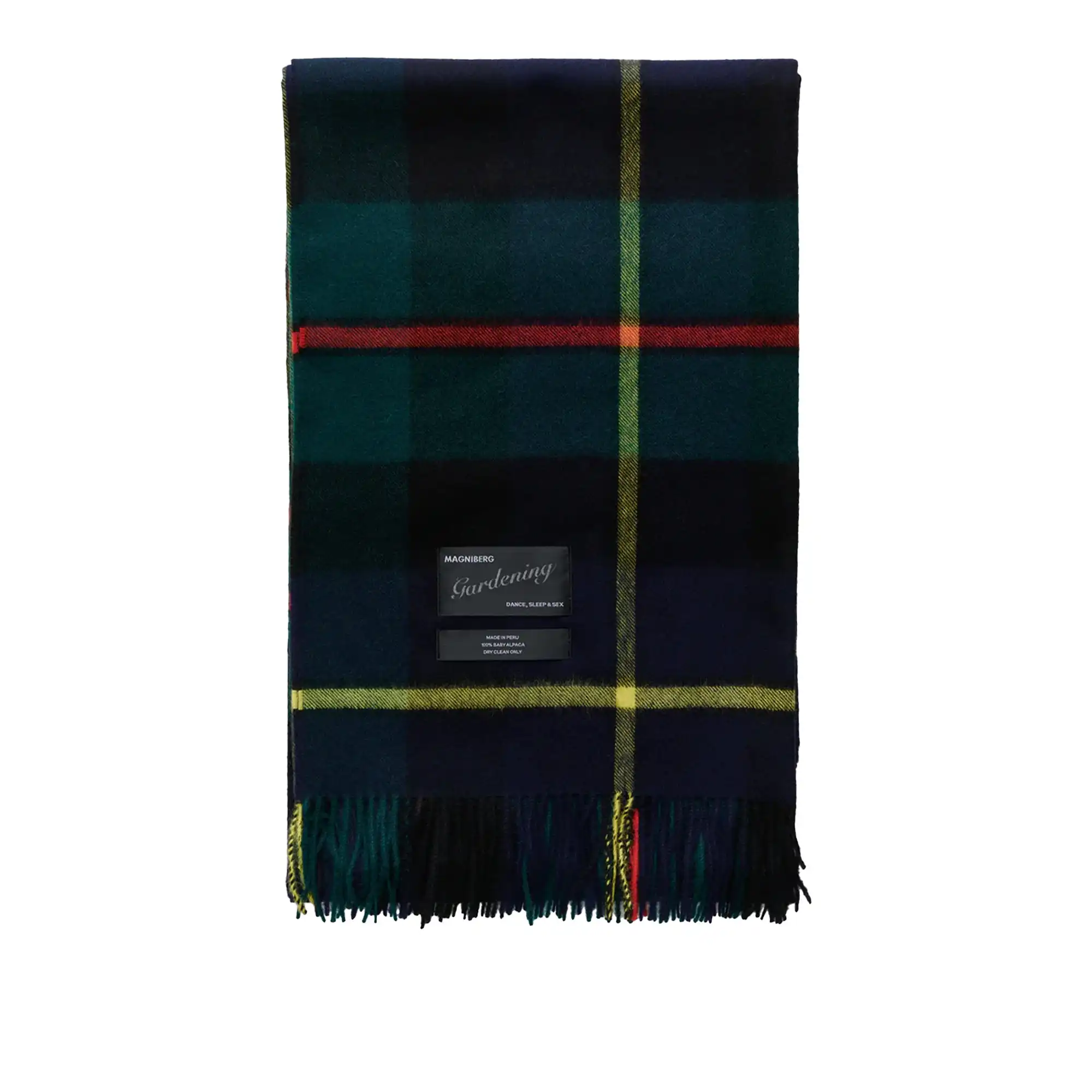 Queen Blanket - Scottish Green Tartan