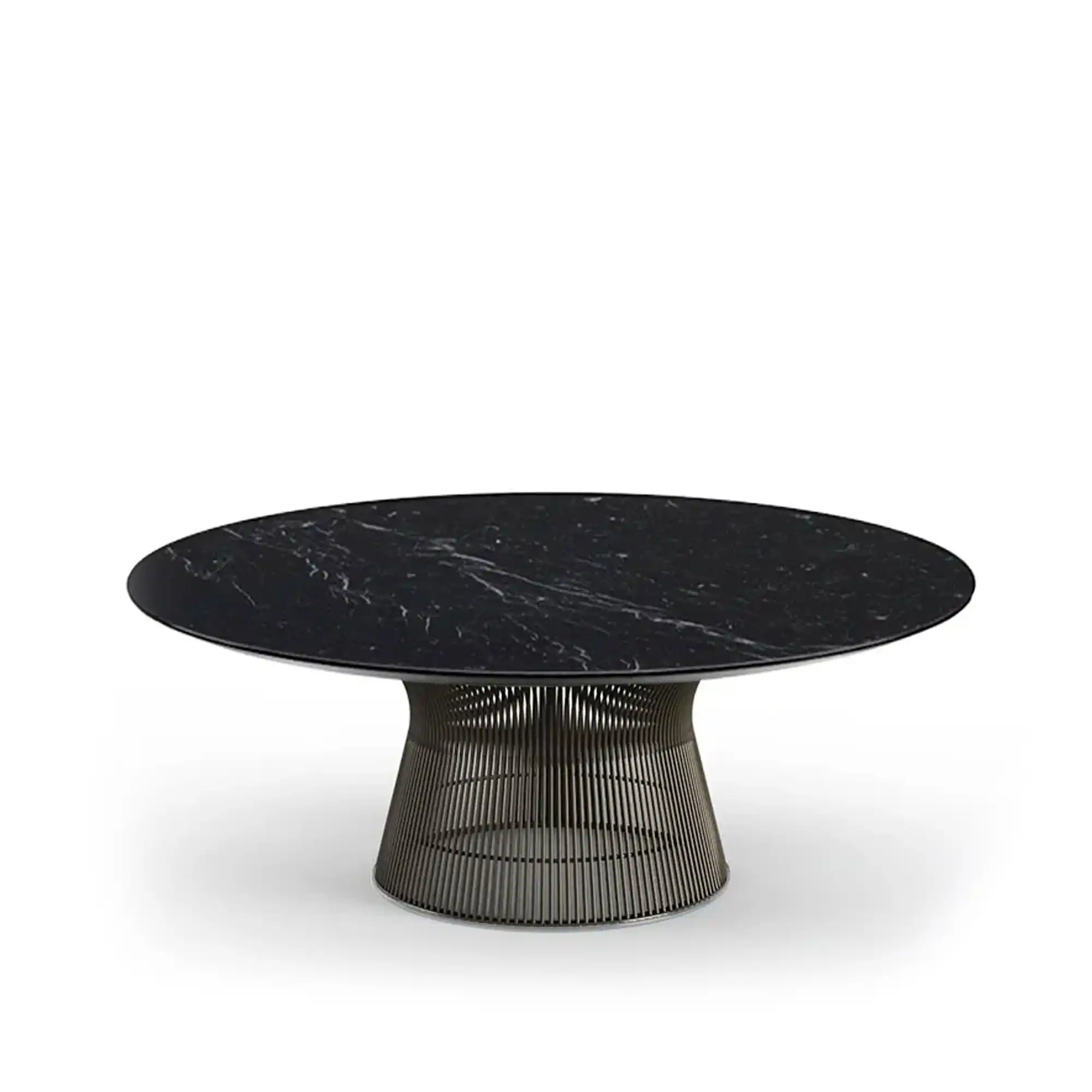 Platner salongbord Ø 92 cm Bronse Metallic