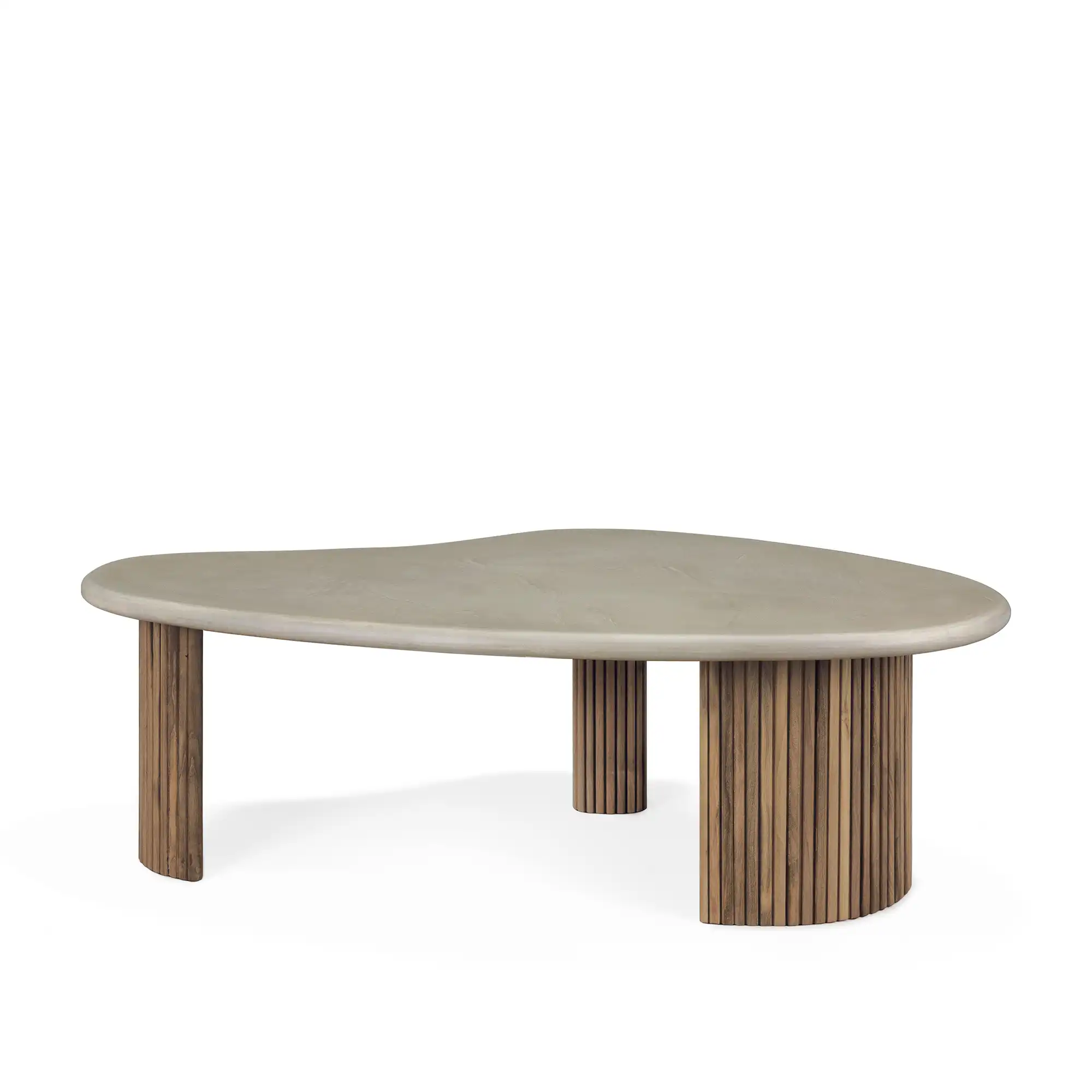 Boomerang outdoor coffee table large