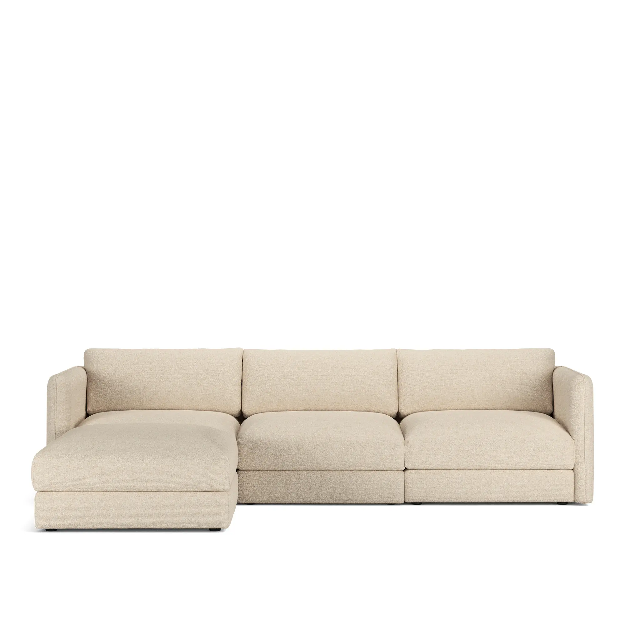 Pavarotti 03 3-seters sofa med fotskammel