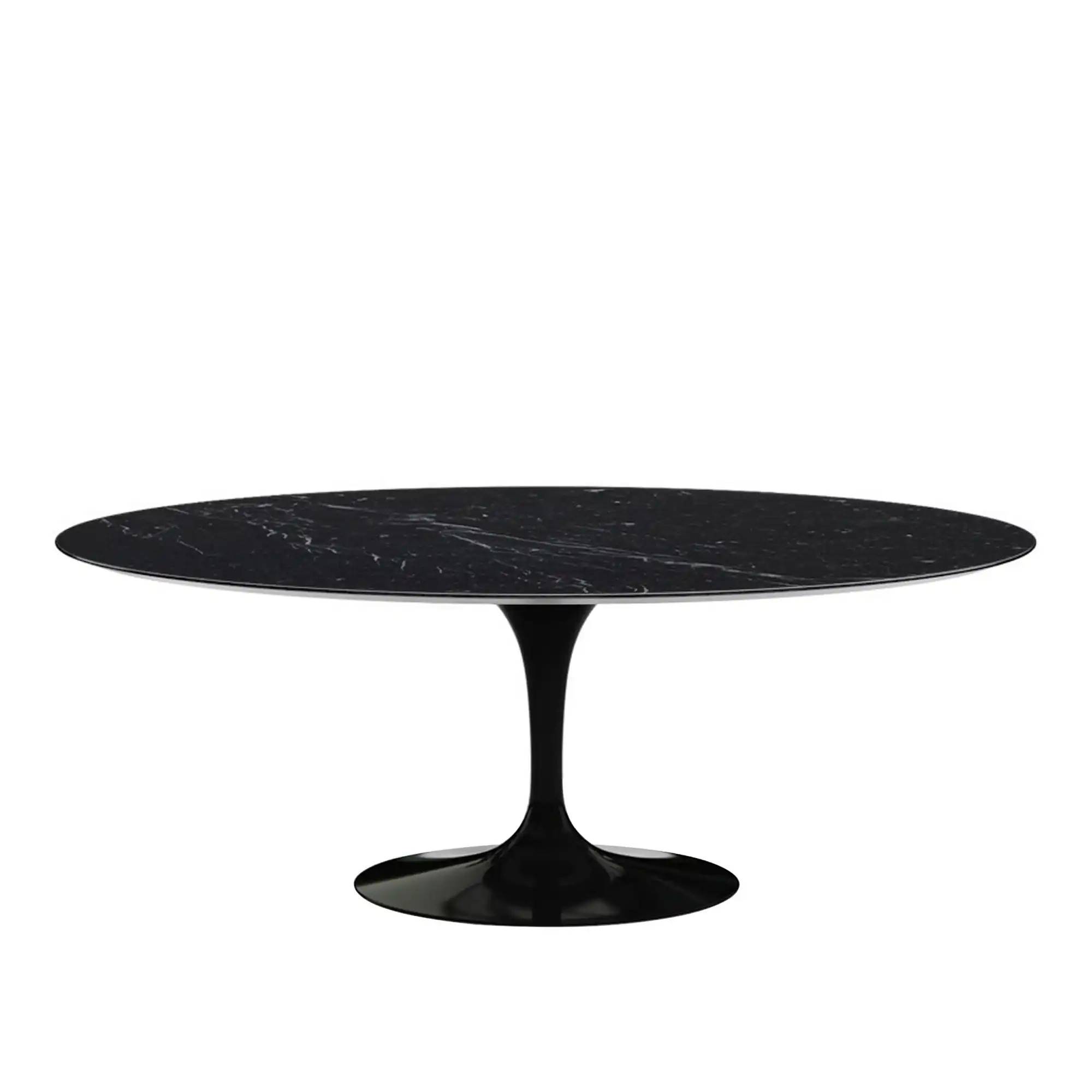 Saarinen Oval spisebord 198 cm Black