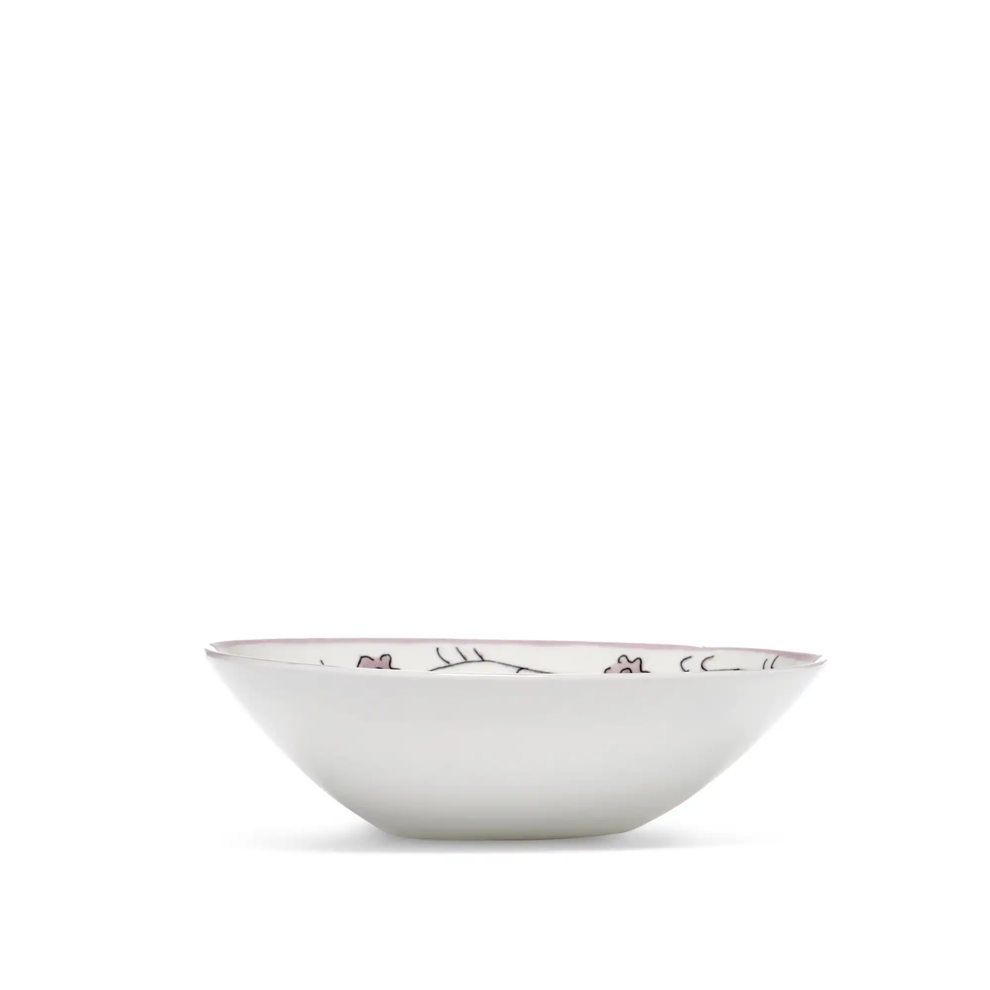 Low Bowl L Dark Viola - Set of 2