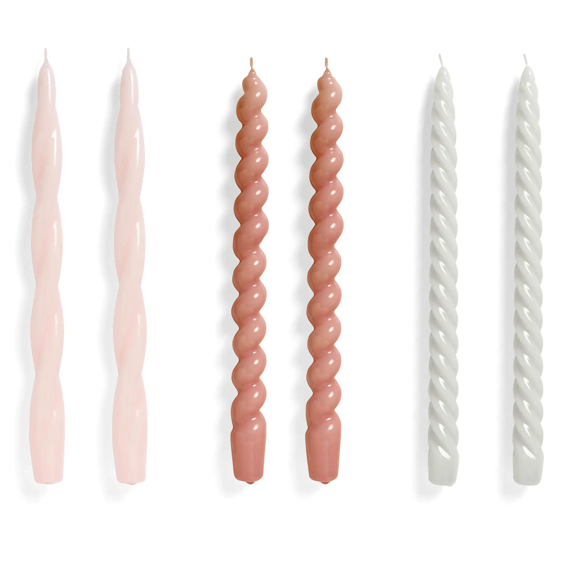 Candle Long Mix lys 6-pakning