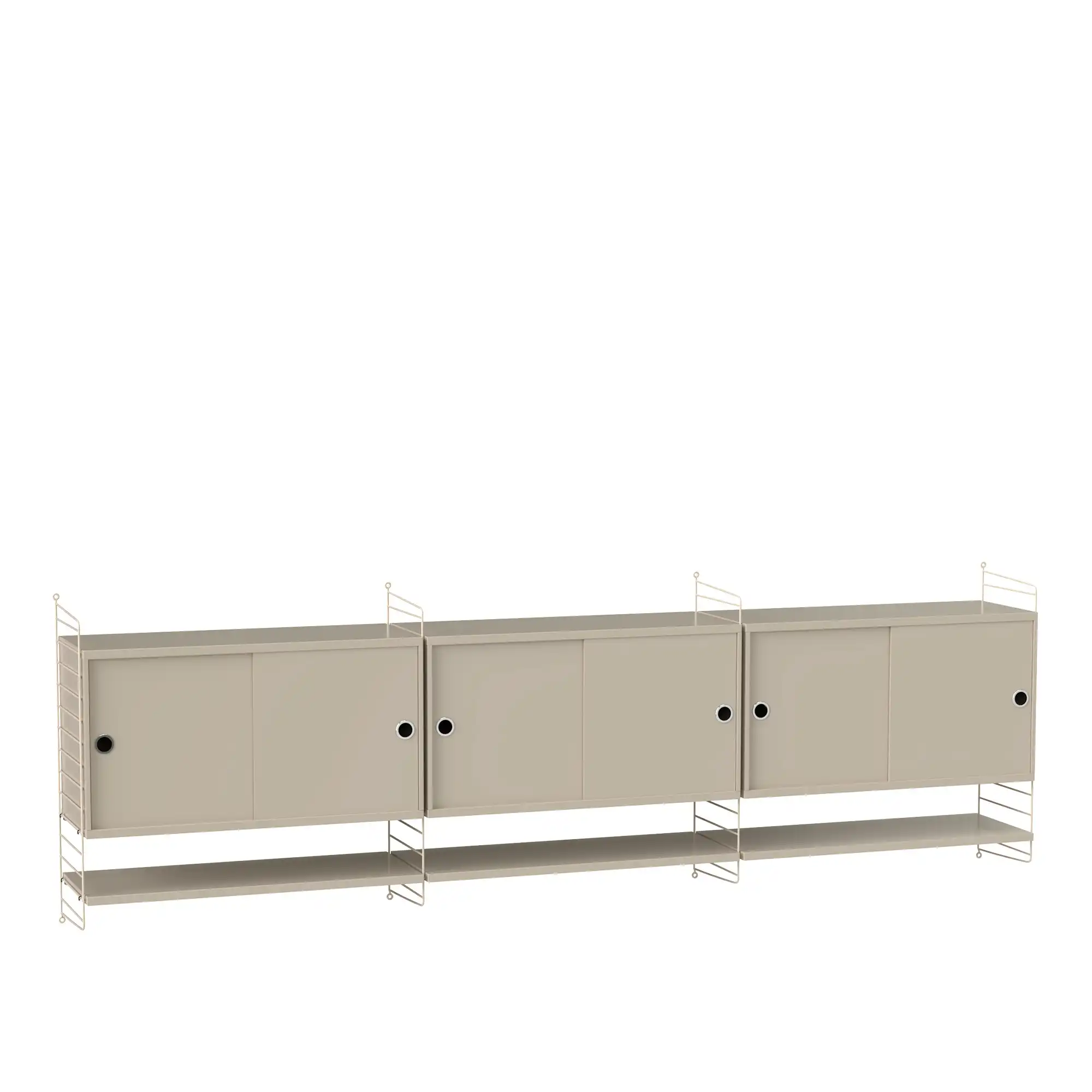 Stue hyllesystem F beige/beige