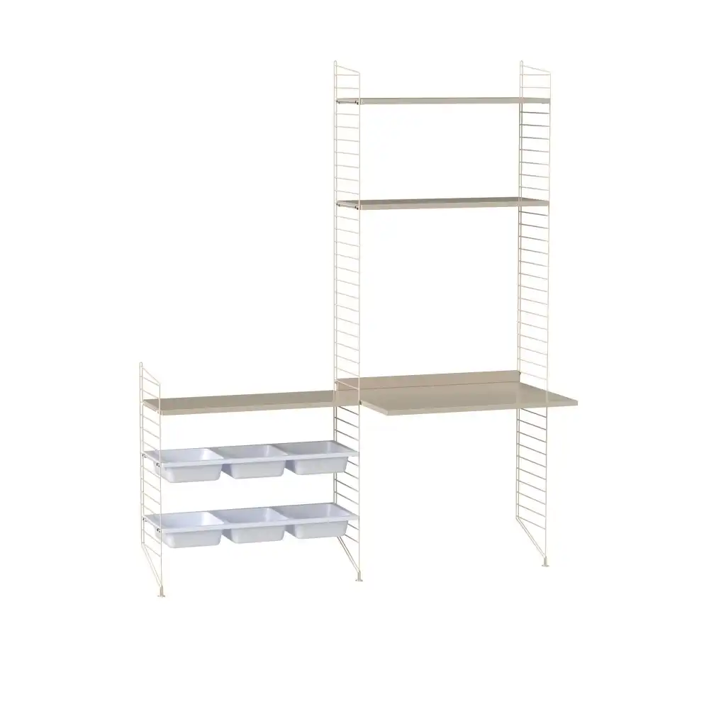 Barneroms hyllesystem E beige