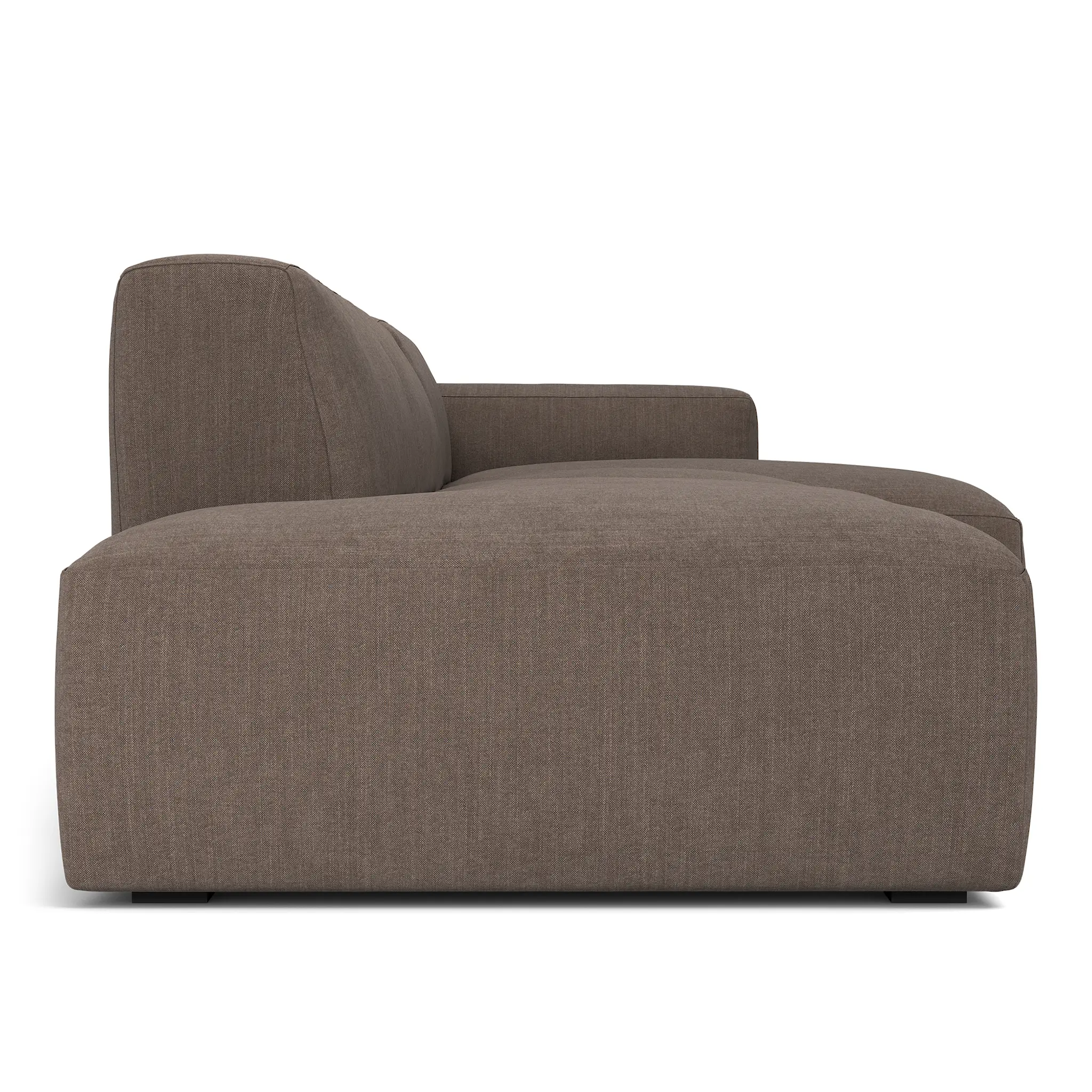 Brick 3-seters sofa sjeselong åpen ende venstre