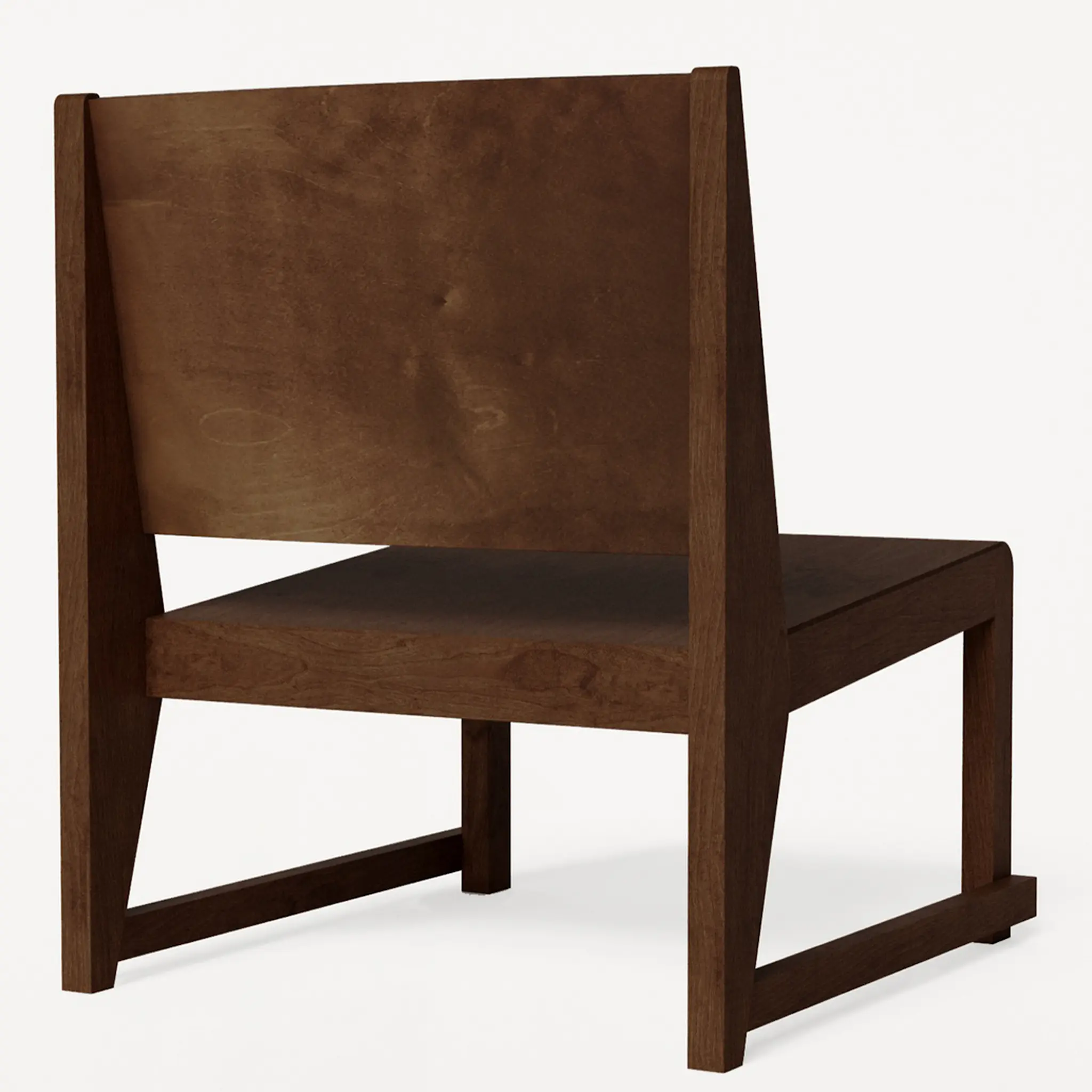 Easy Chair 01 – Dark Brown Birch
